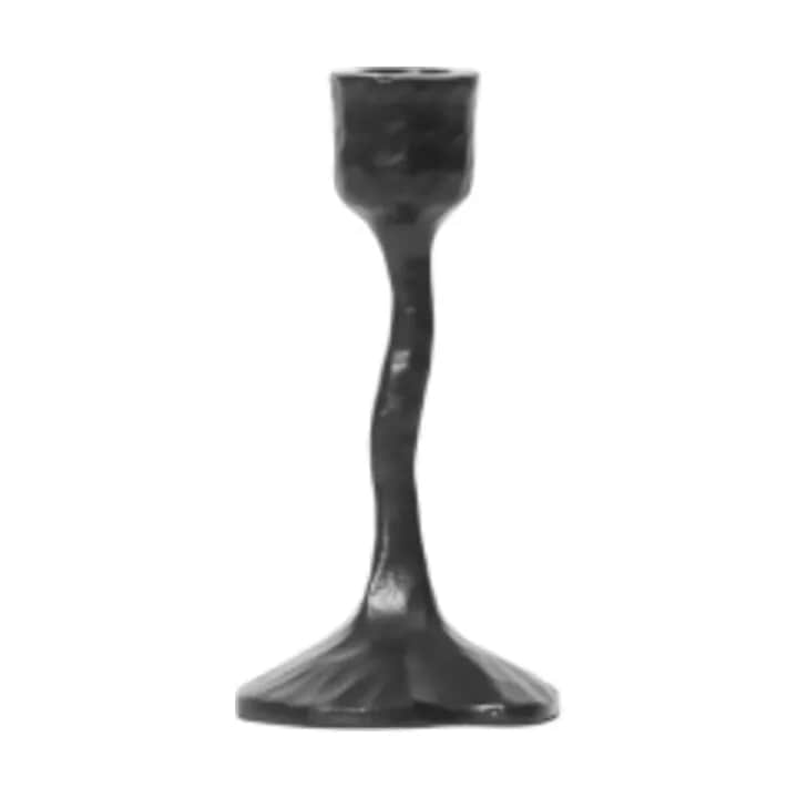 Broste Copenhagen Kronelysestage Amy Lysestage i Sort, 15 cm, 4