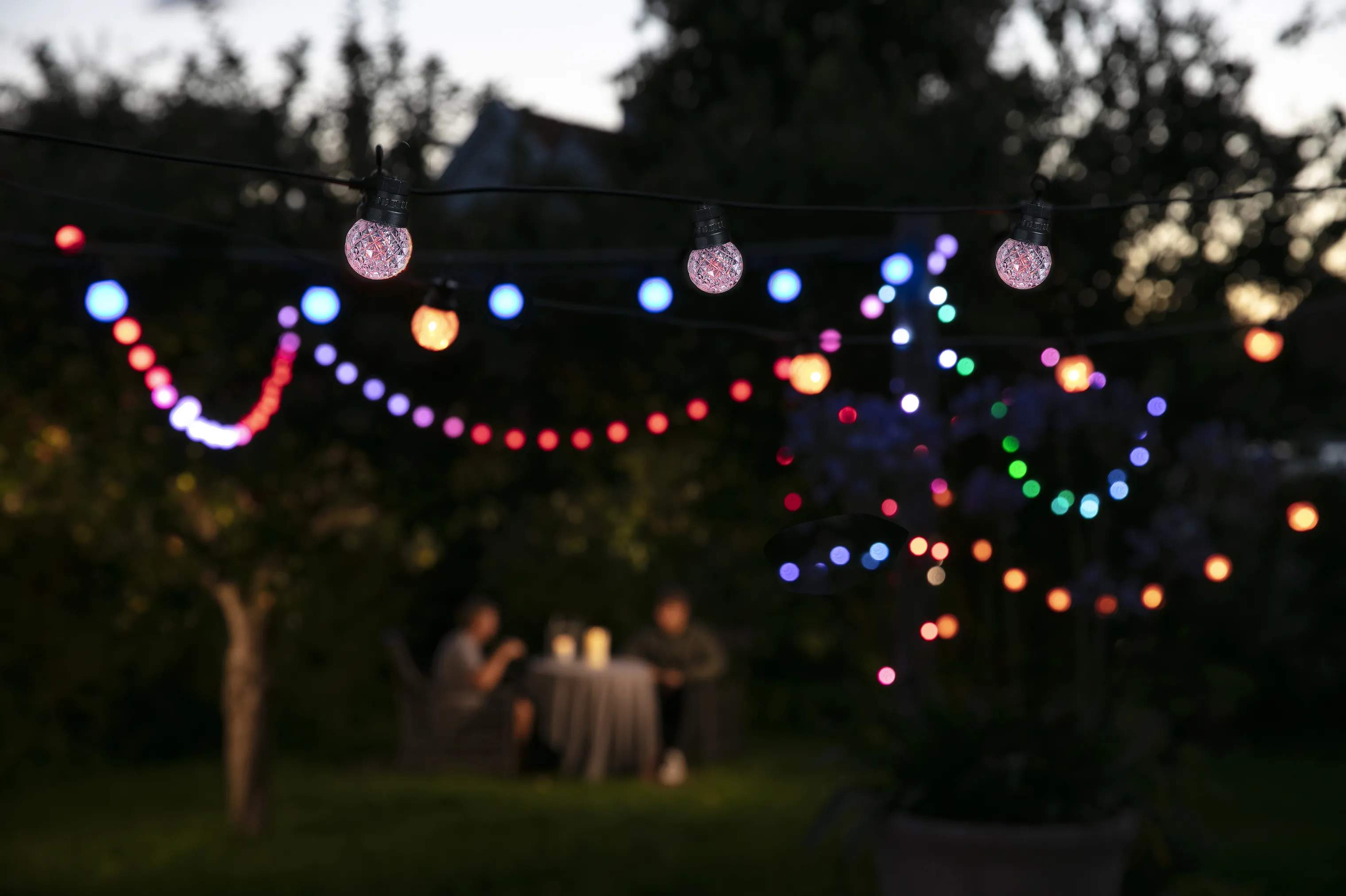 Lite Bulb Moments Lyskæder LED Strip Light Smart LED Lyskæde - Globe Facets i sort, 2