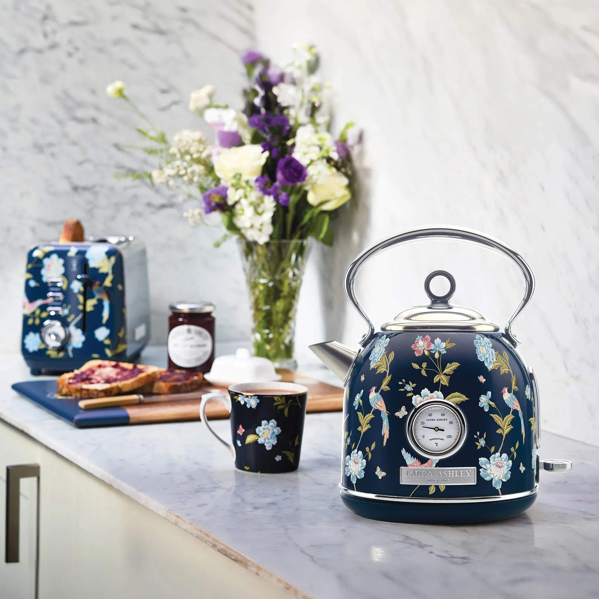 Laura Ashley Elkedler Elkedel - Kuppel i Elveden Navy, 2