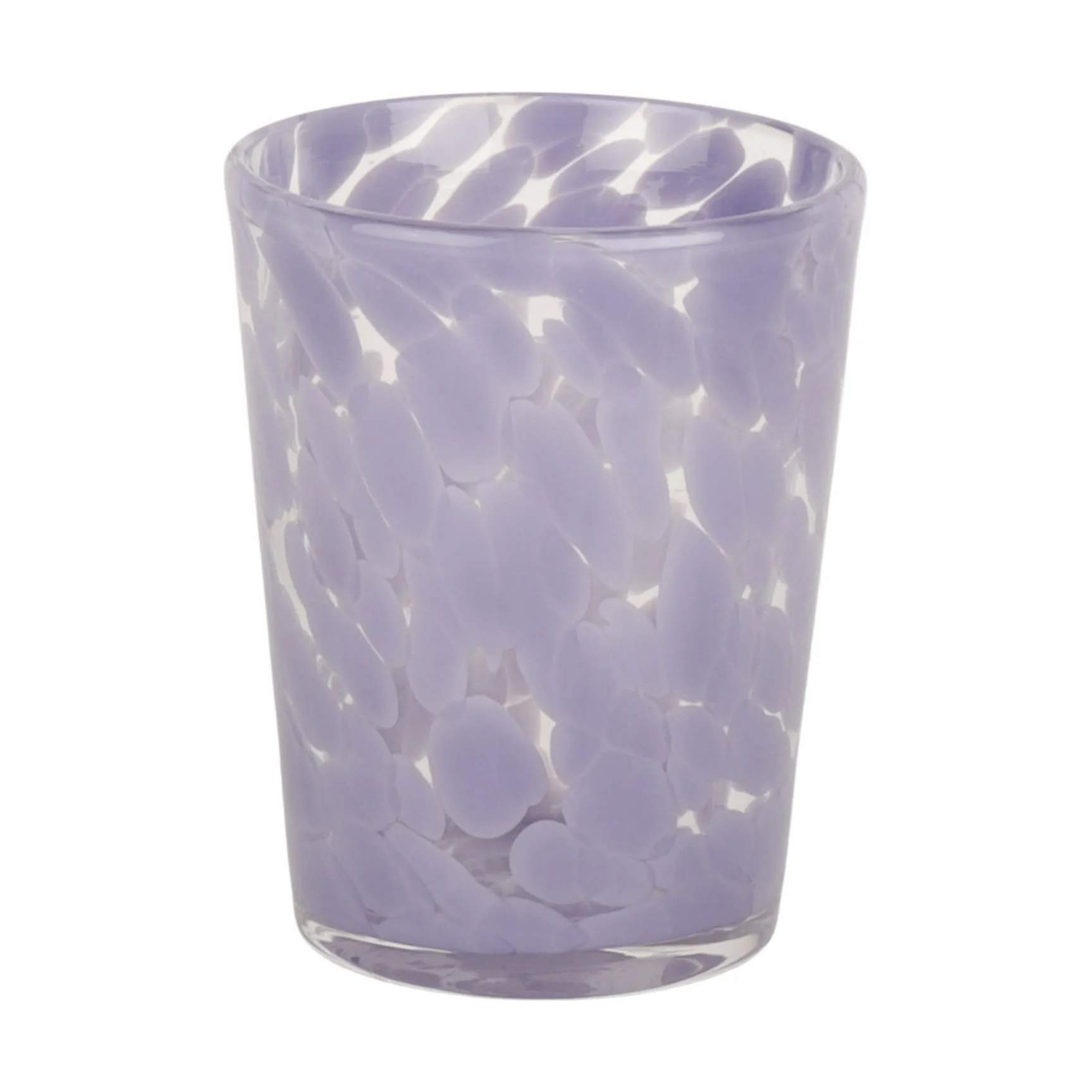 Confetti Vandglas, lilla, large