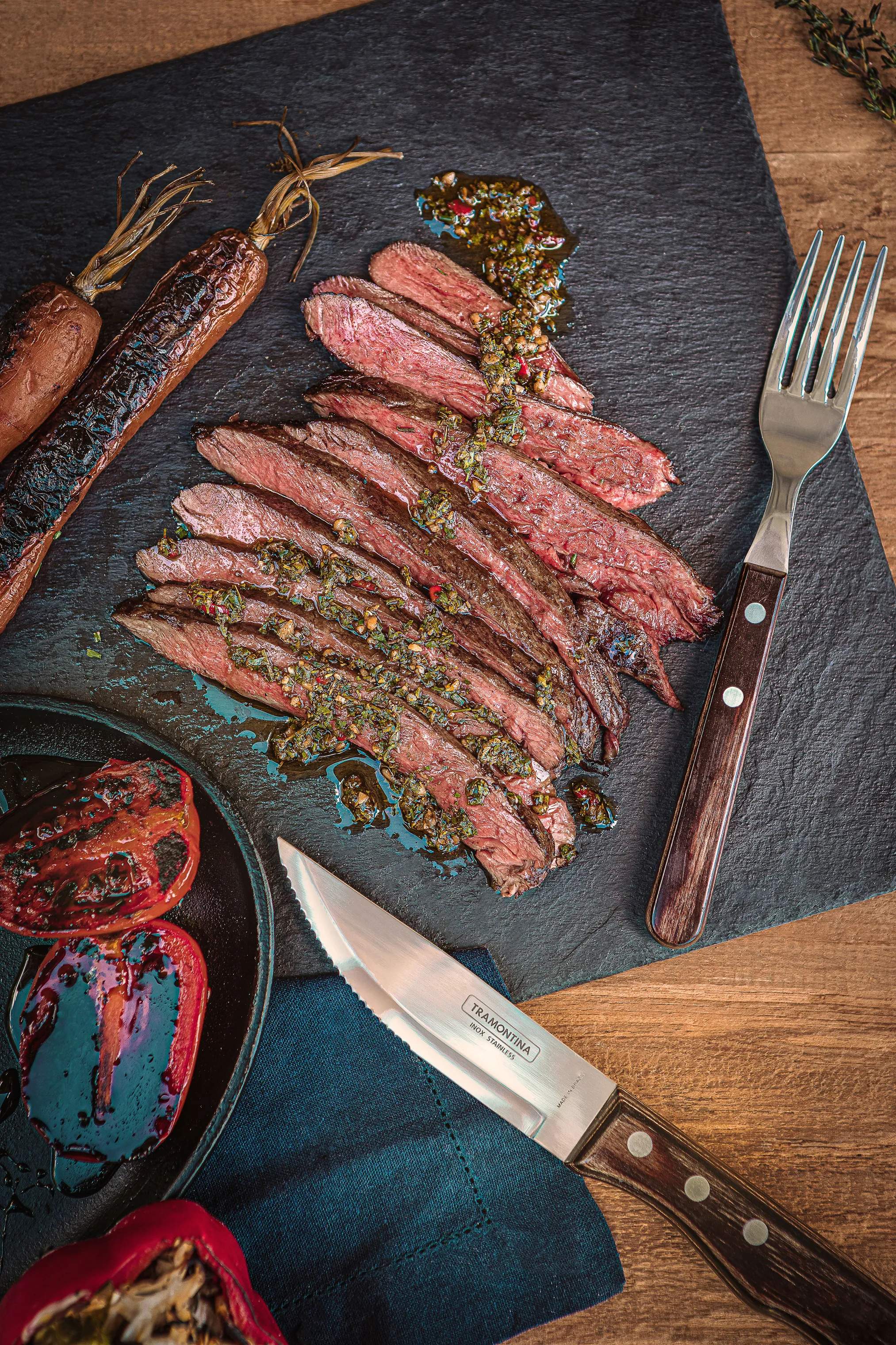 Tramontina Bestiksæt Churrasco Jumbo Grillbestik - 4 dele i natur, 3