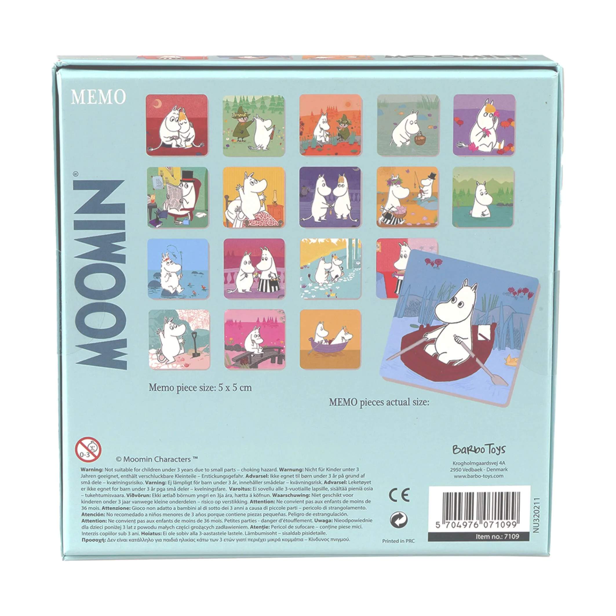 Barbo Toys Spil Moomin Huskespil i Multifarvet, 4