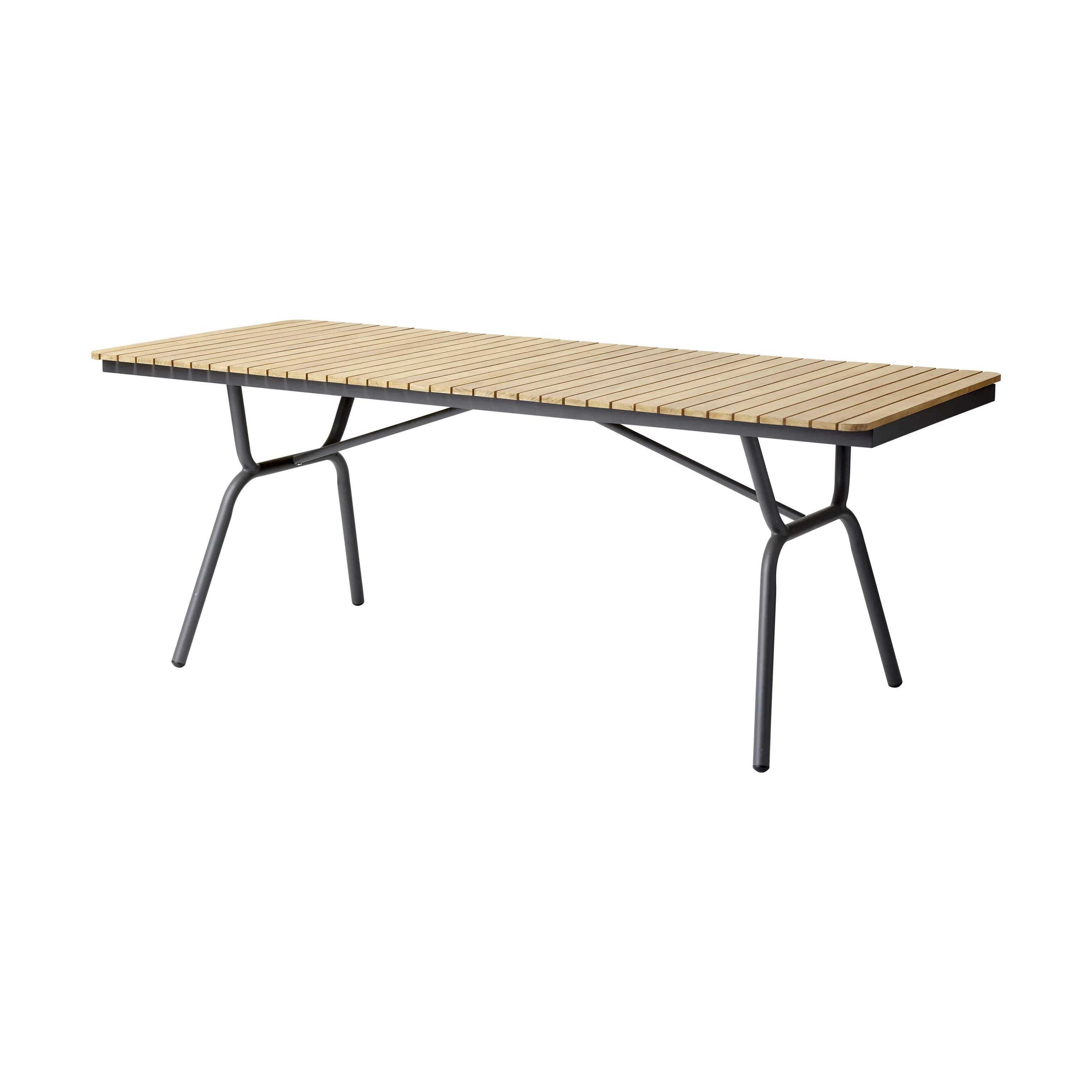 Parc Havebord, antracit/teak, large