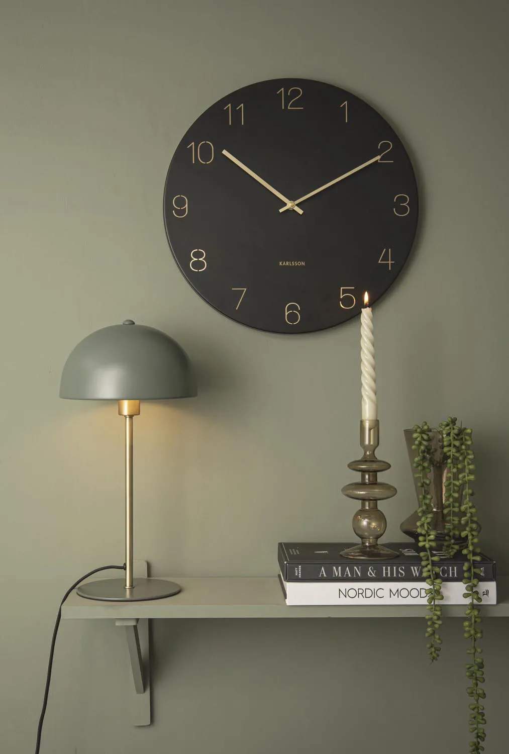 Leitmotiv Bordlamper Bonnet Bordlampe i Grøn, 2