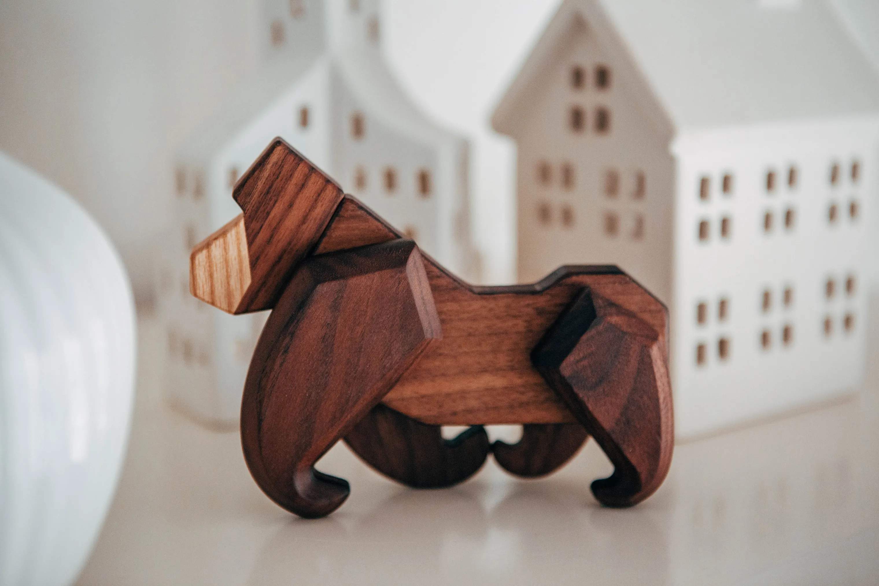 FableWood Dyrefigurer Gorilla i Træ, 2