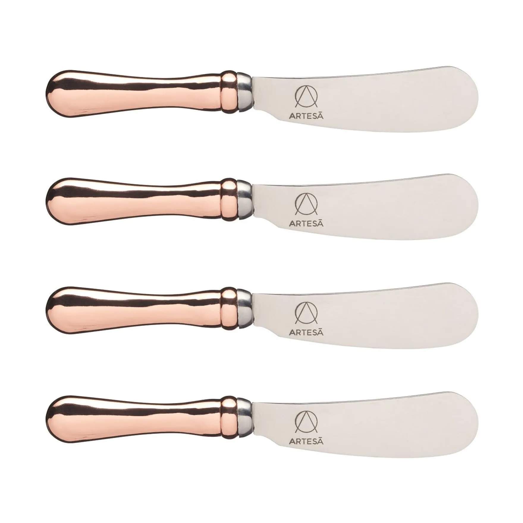Artesá Smøreknive Smørknivssæt - 4 stk. i Kobberfarvet, 1