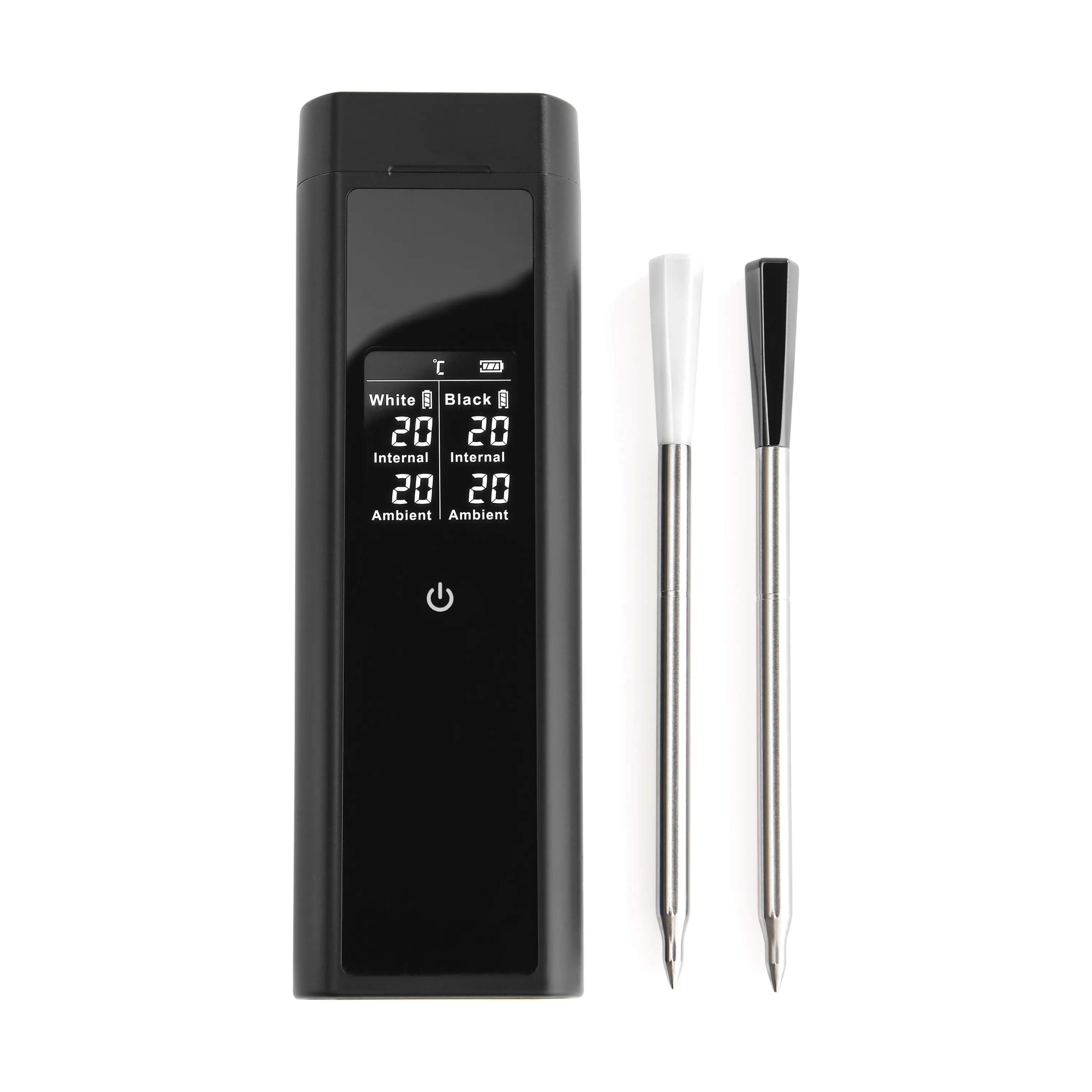 Stegetermometer, sort, large
