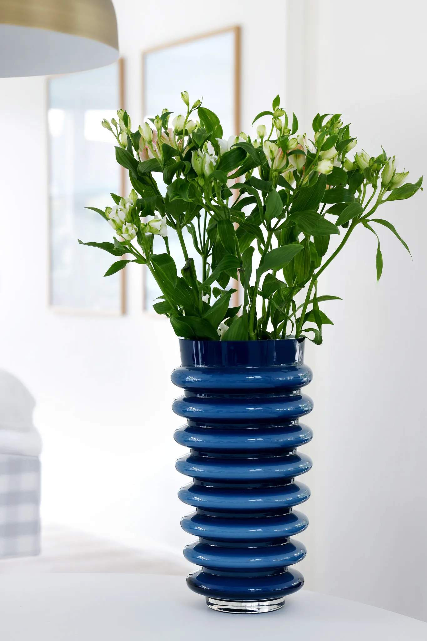 CASA Living Vaser Vase i Blå/opal, 2