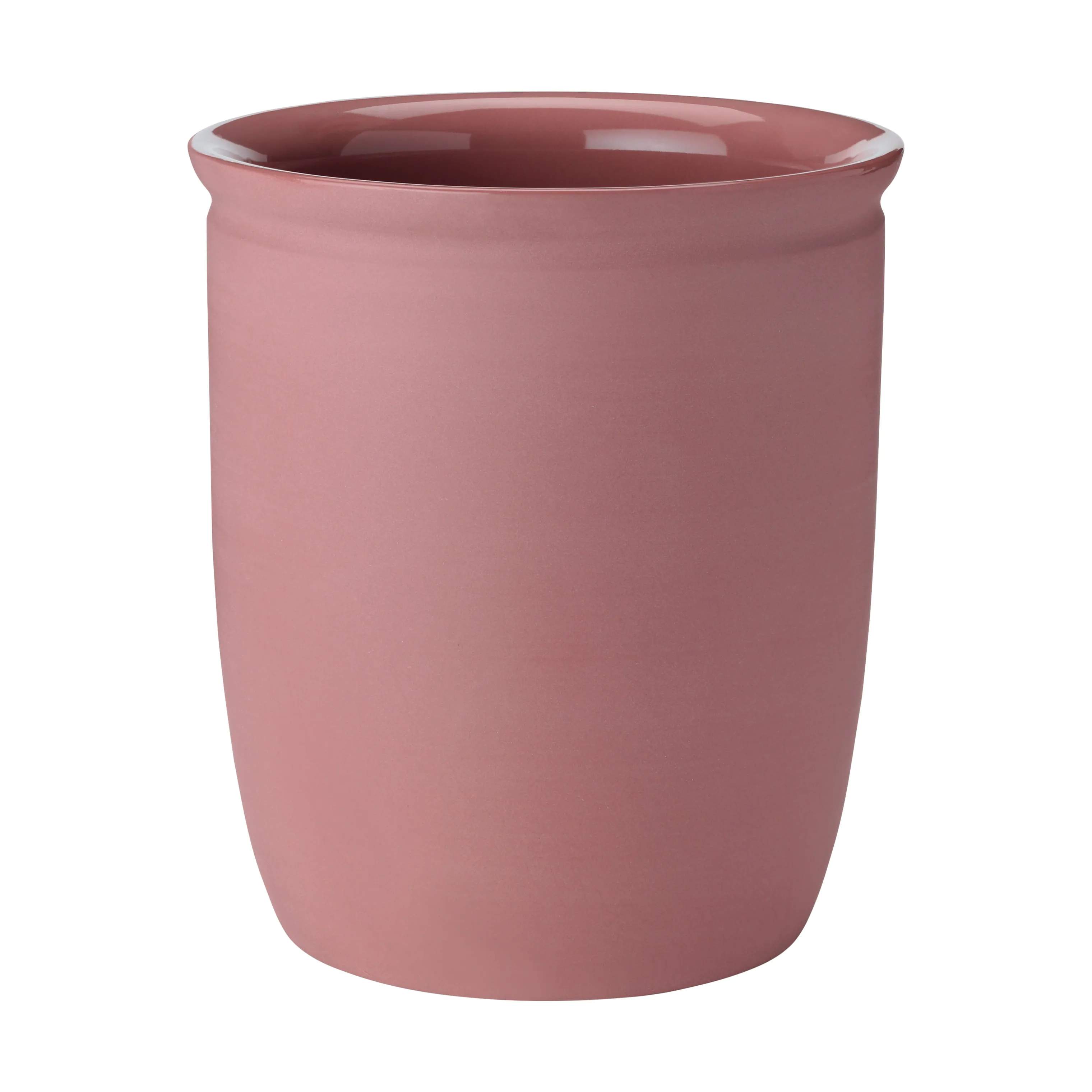 Knabstrup Keramik Krukker til køkkenredskaber Syltekrukke i dark rose, 2 L, 1
