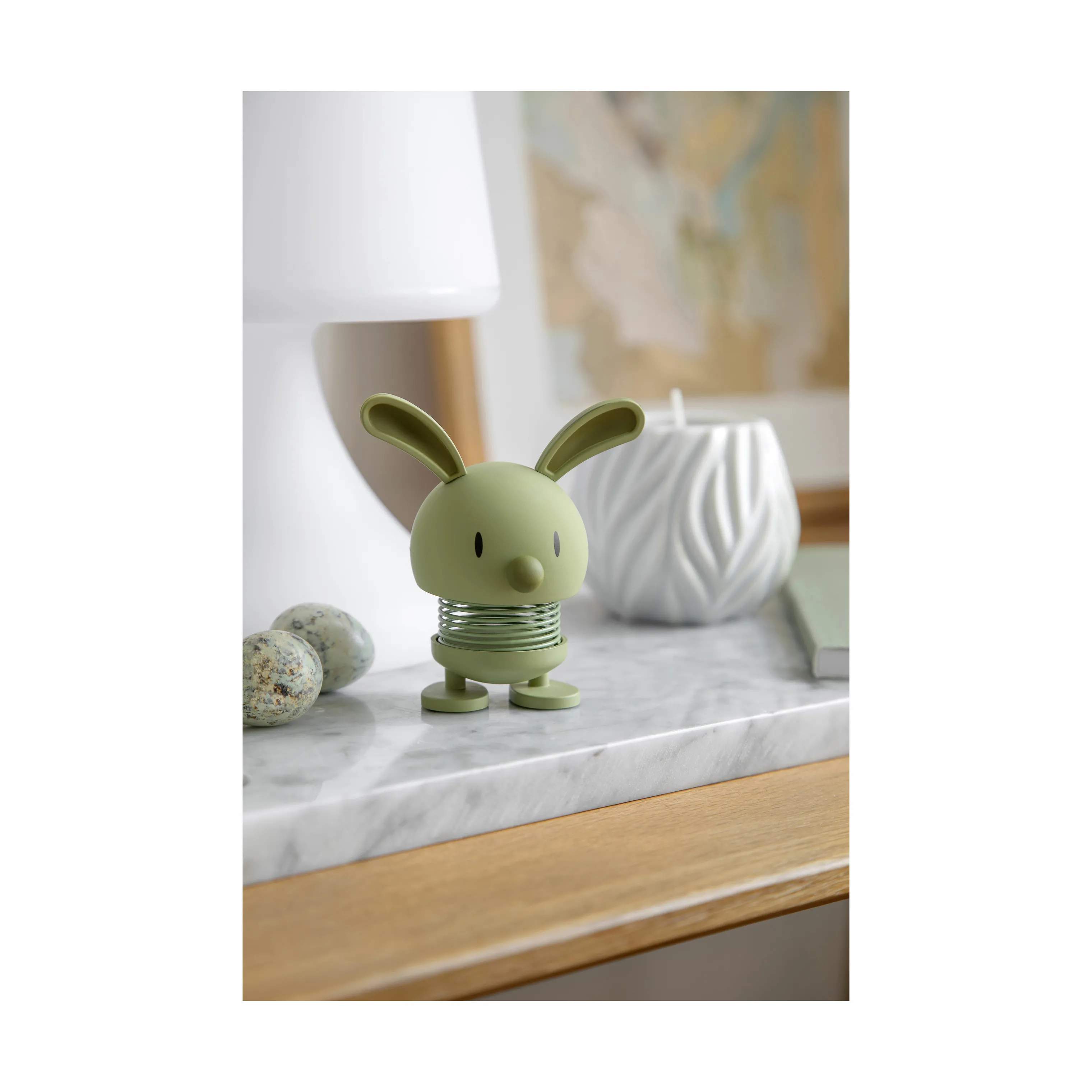 Hoptimist Dyrefigurer Animals - Soft Bunny i Olive, 2