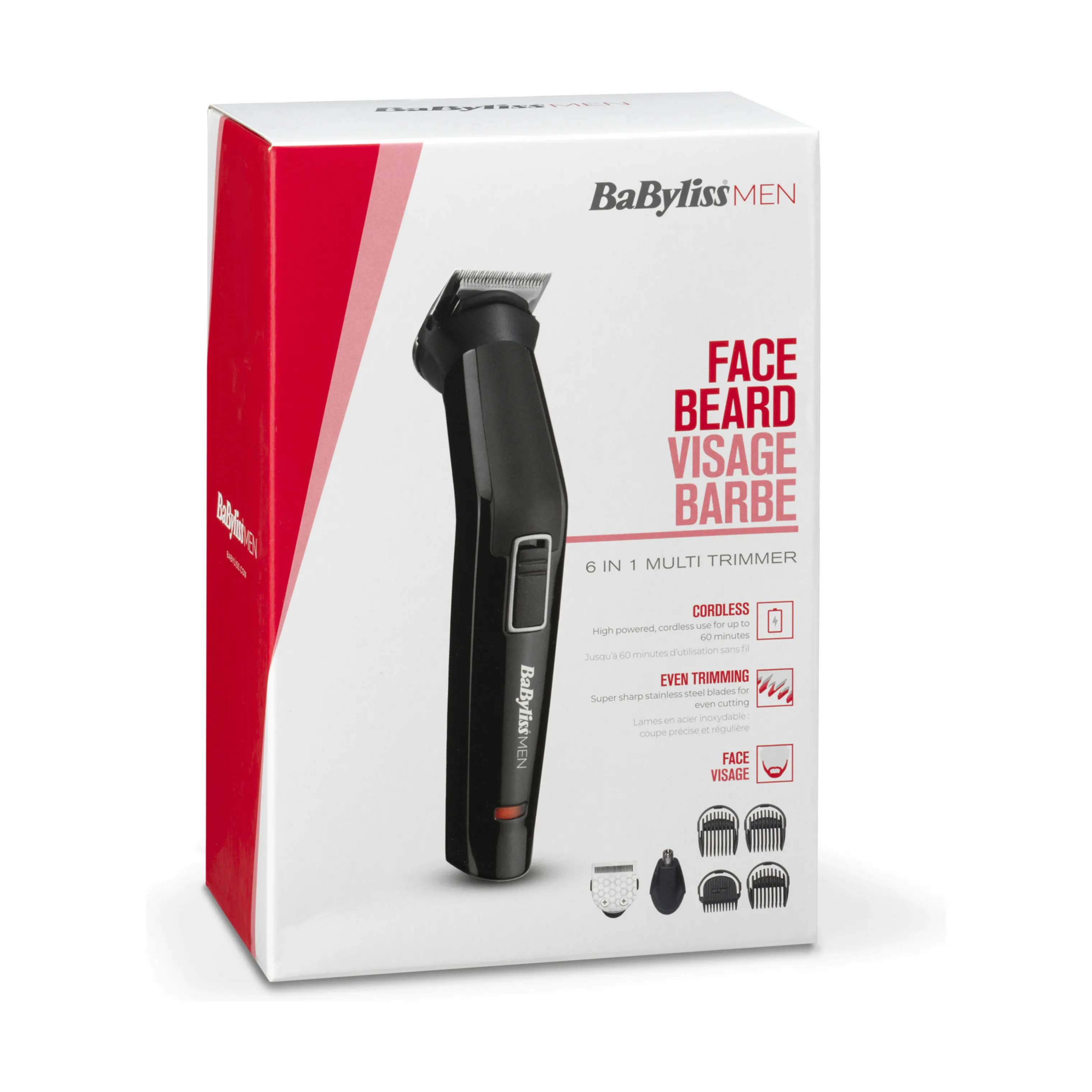 BaByliss For Men Trimmere Men Multitrimmer MT725E i Black, 4