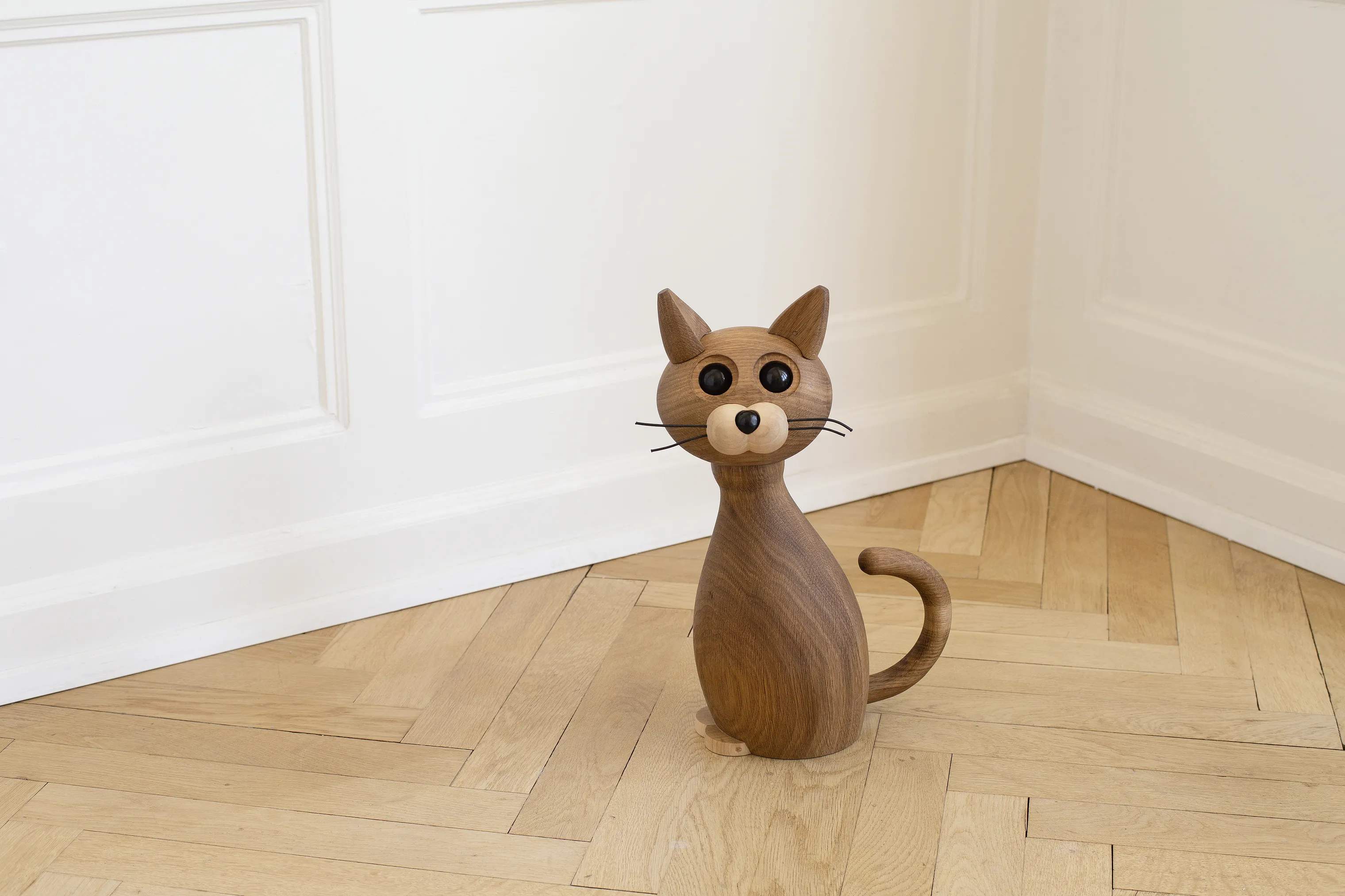 Spring Copenhagen Dyrefigurer Kat Big Lucky i 37,5 cm, 2