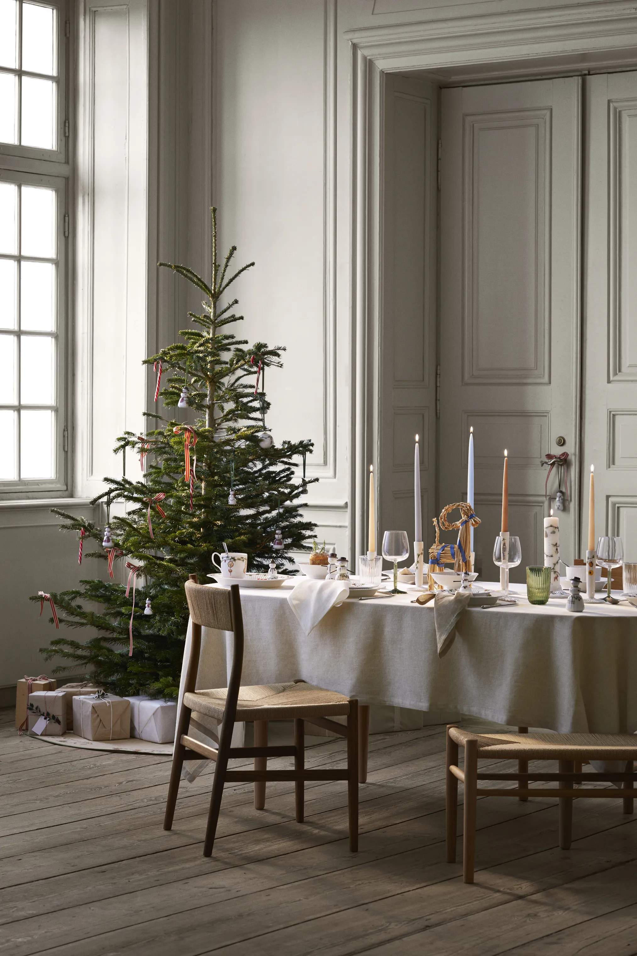 Kähler Juleophæng Hammershøi Jul Hammershøi hængende Snedreng i Hvid m. deko, 3