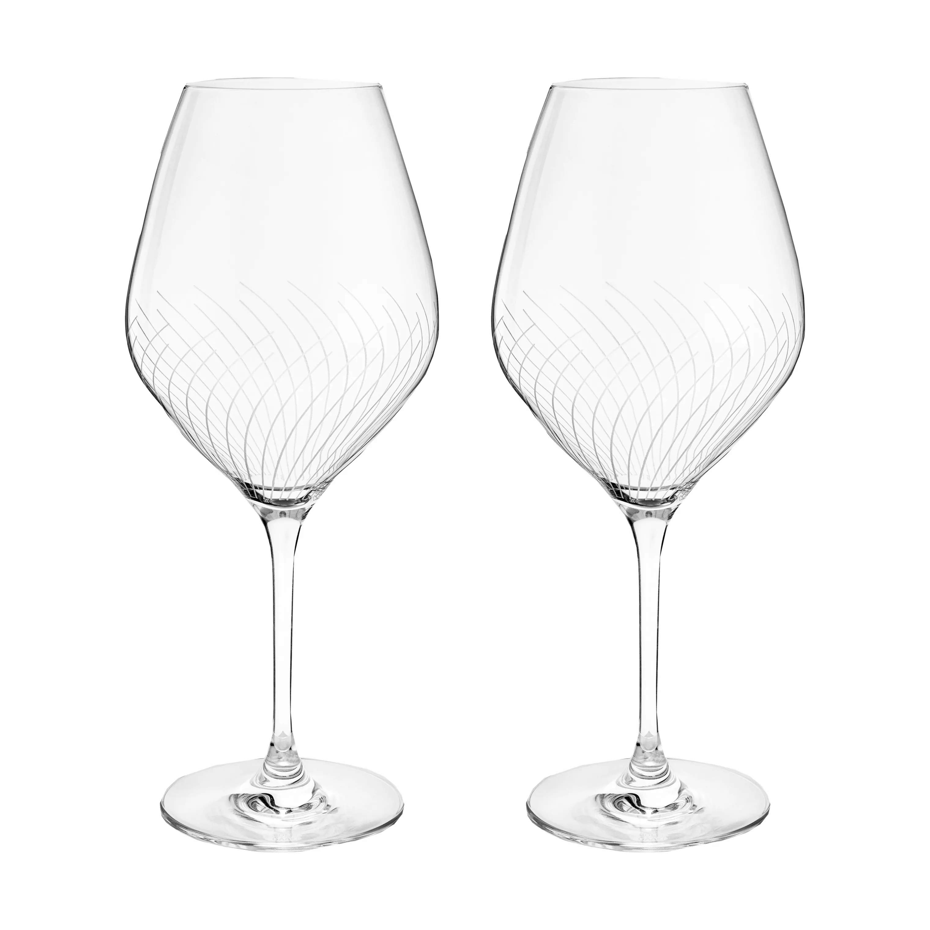 Holmegaard rødvinsglas Cabernet Lines Bourgogneglas - 2 stk.