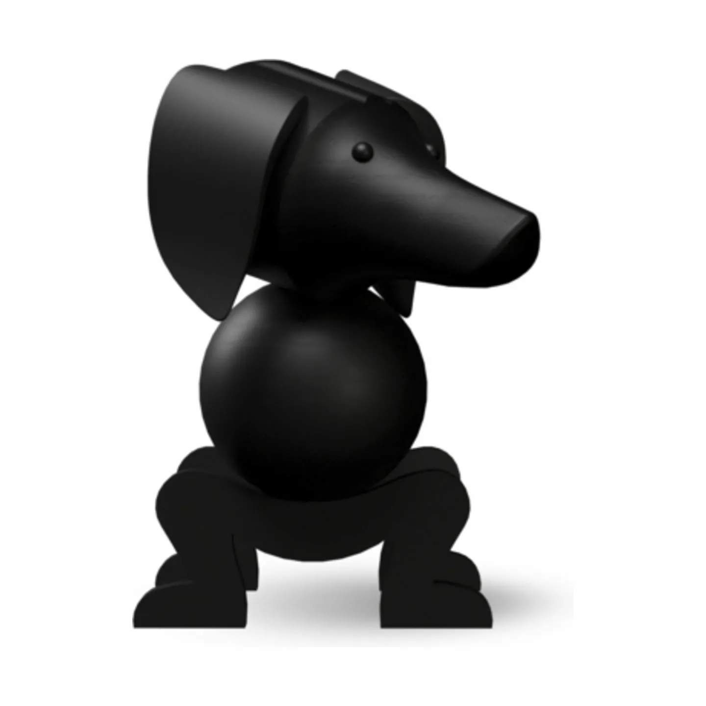 Kay Bojesen Dyrefigurer Gravhund i Mørk bejdset eg, 195 cm, 4
