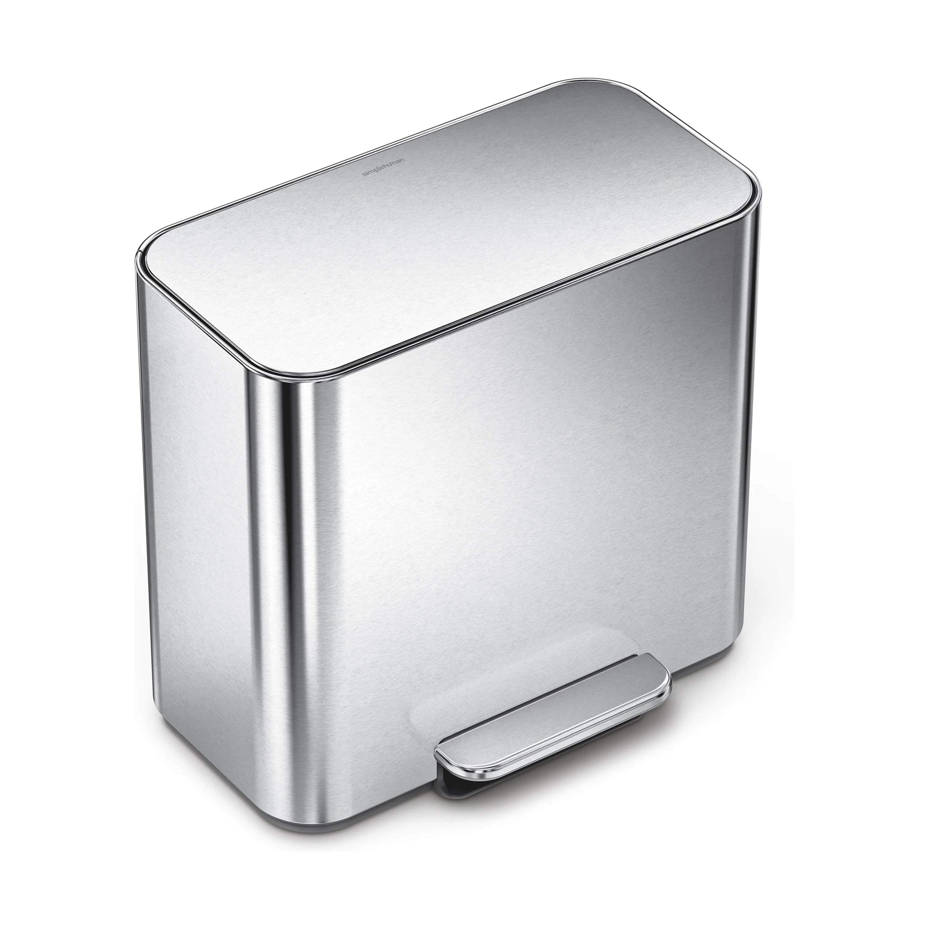 Simplehuman Pedalspande Mini Pedalspand i Børstet stål, 3