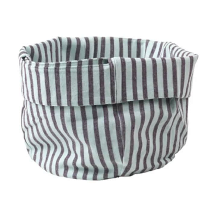Stripes Brødpose, purple/light turquise, large