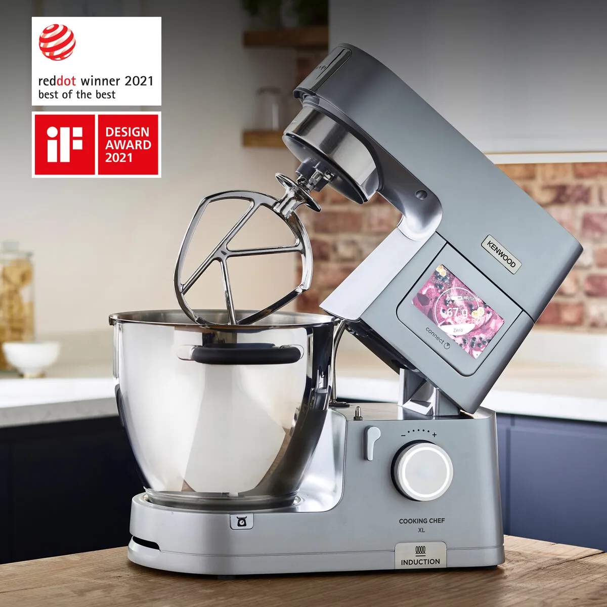 Kenwood Røremaskiner Cooking Chef Køkkenmaskine KCL95.004SI i Sølvfarvet, 5