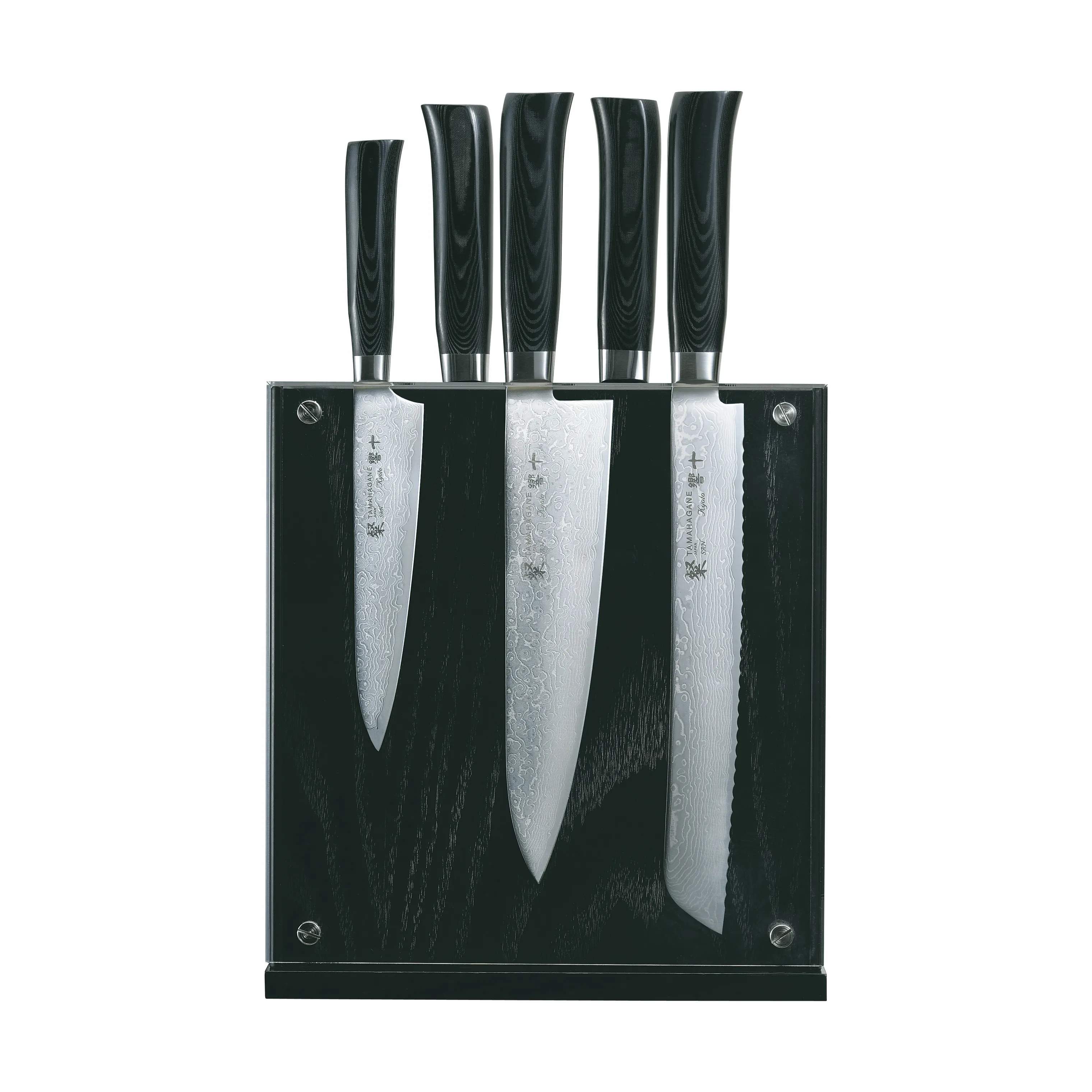Tamahagane SAN KYOTO Knivblokke Knivblok i sort, 2