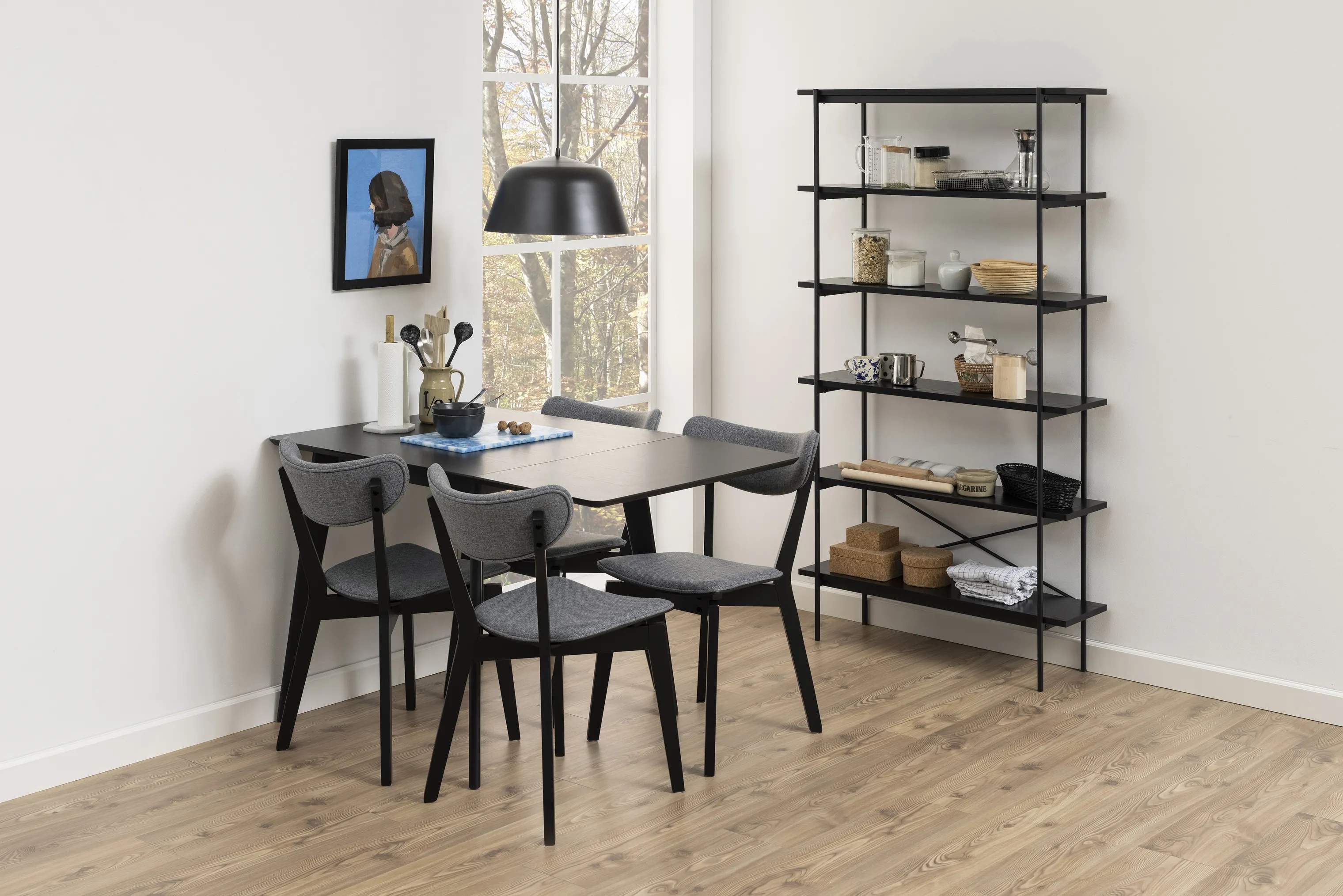 CASA Living Spiseborde Roxby Spisebord i Sort, 3