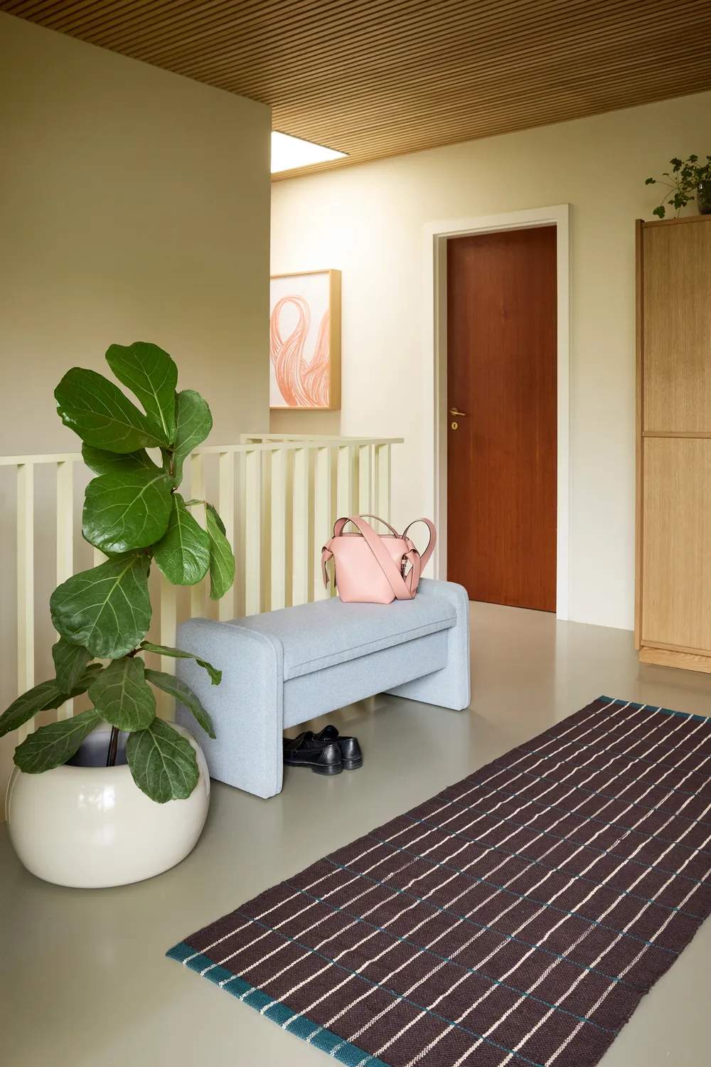Hübsch Urtepotteskjulere Maru Potteskjuler - 2 stk. i Beige/Lysegrøn, 2