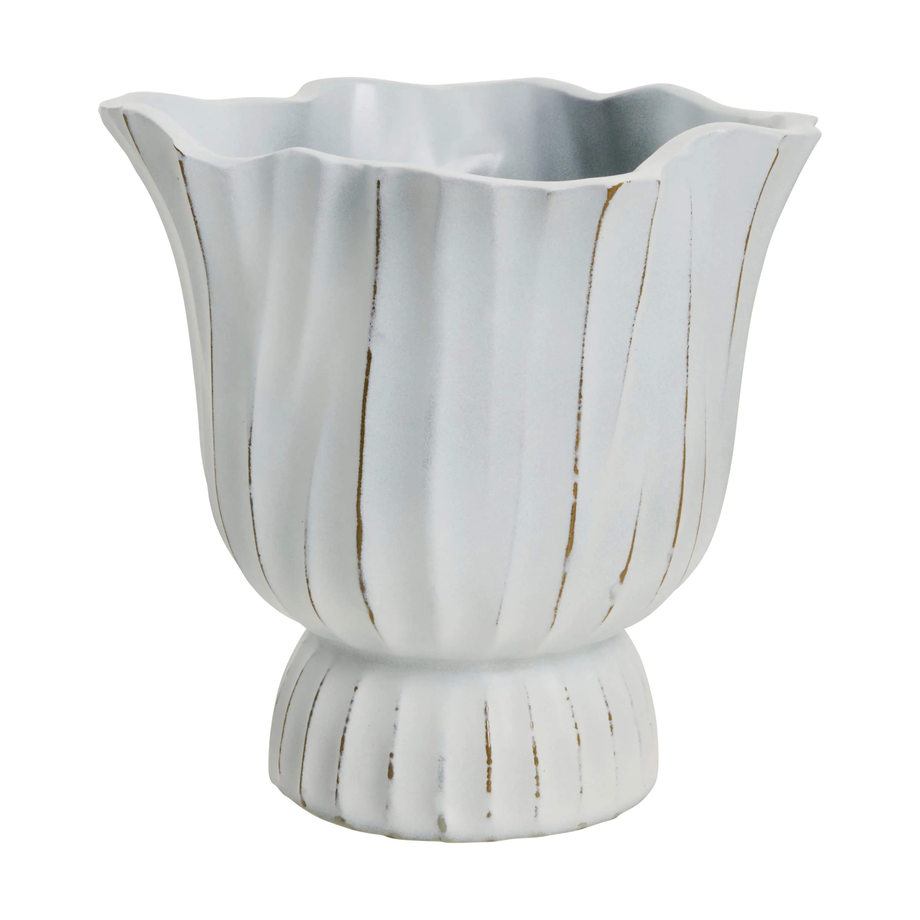 Lene Bjerre Urtepotteskjulere Palazzo Urtepotteskjuler i Hvid, 19 cm, 1