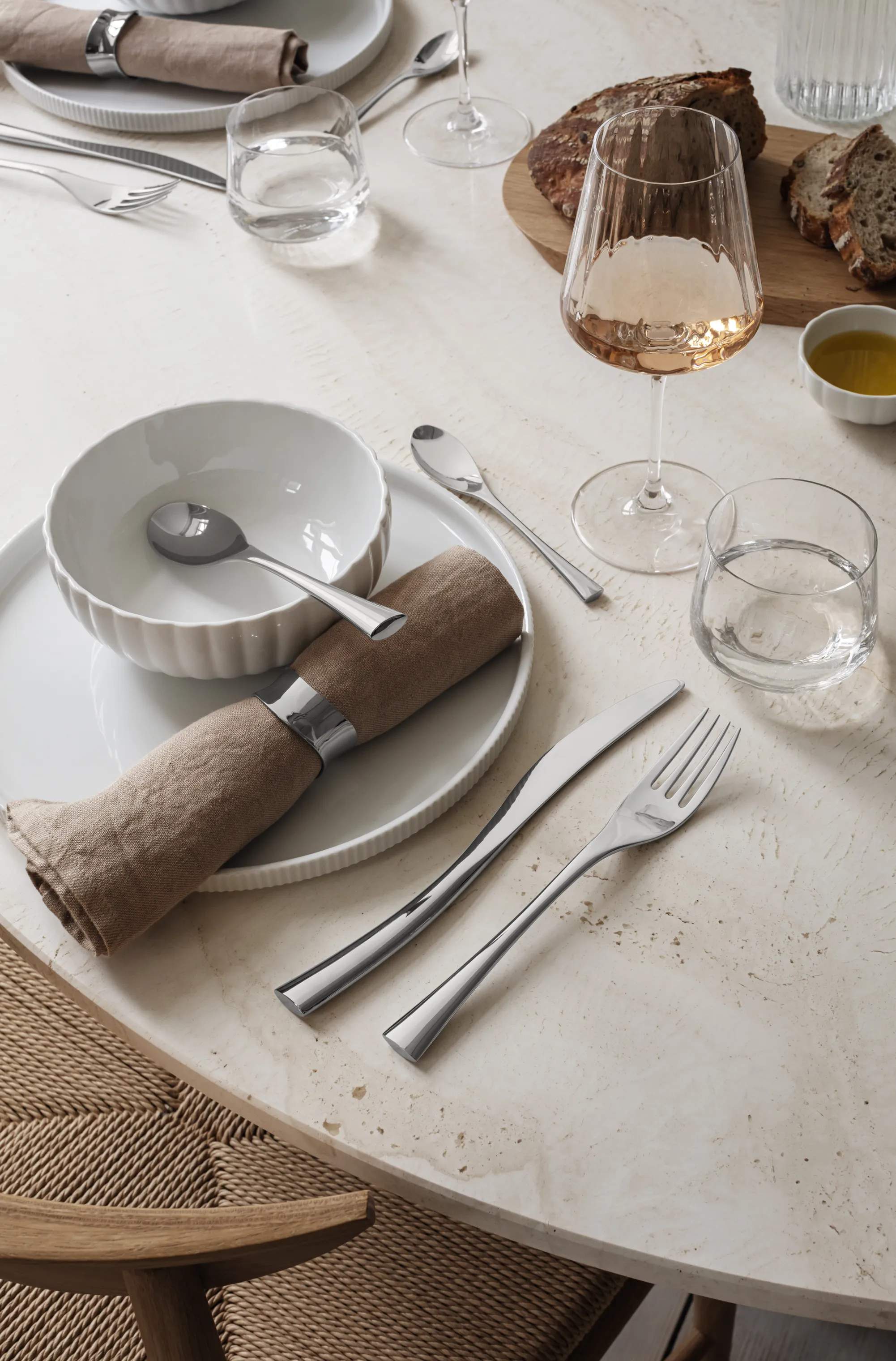 Georg Jensen Servietringe og -holdere Cobra Servietring - 2 stk. i Sølvfarvet, 3