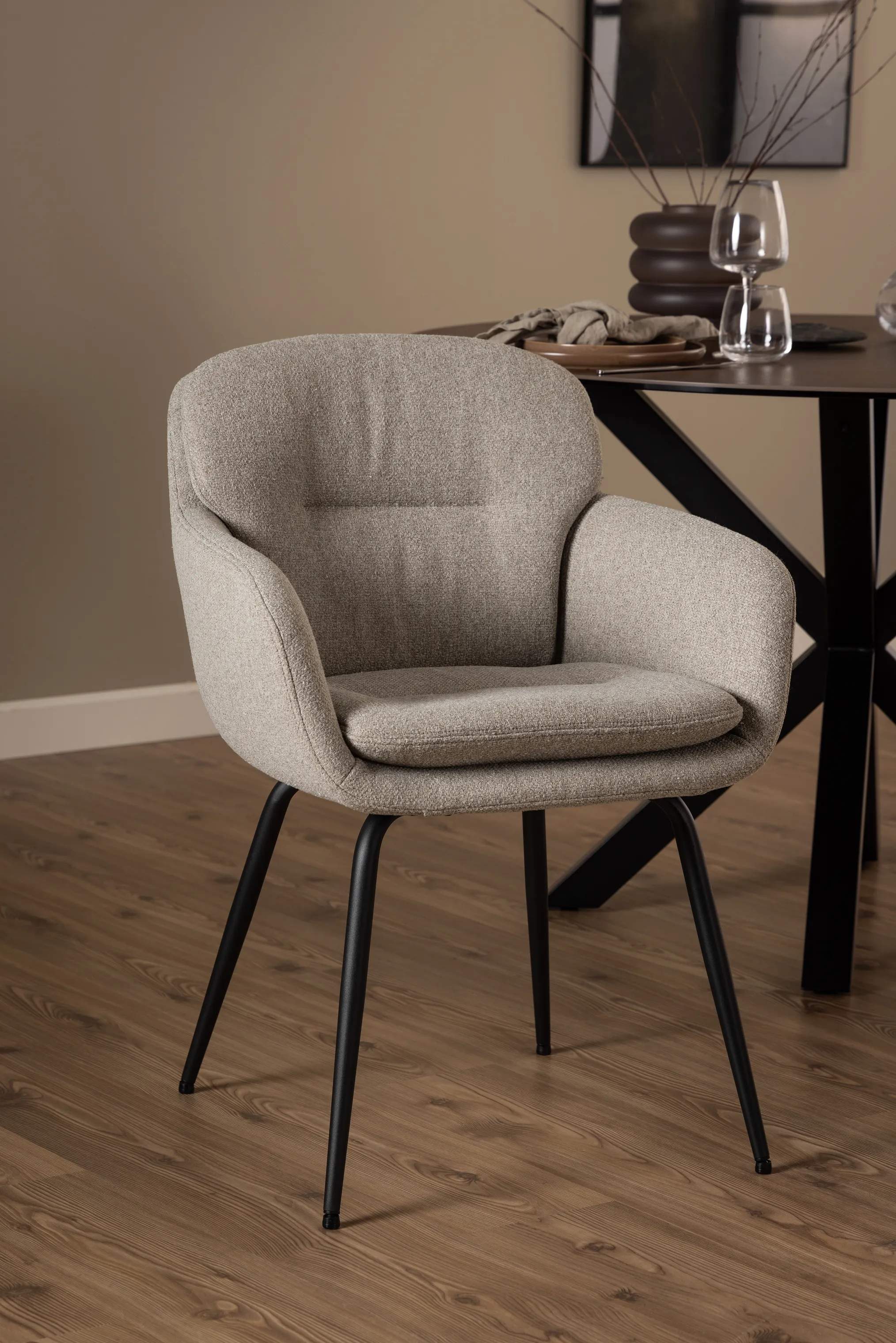 CASA Living Spisebordsstole Dora Spisebordsstol i Beige, 2
