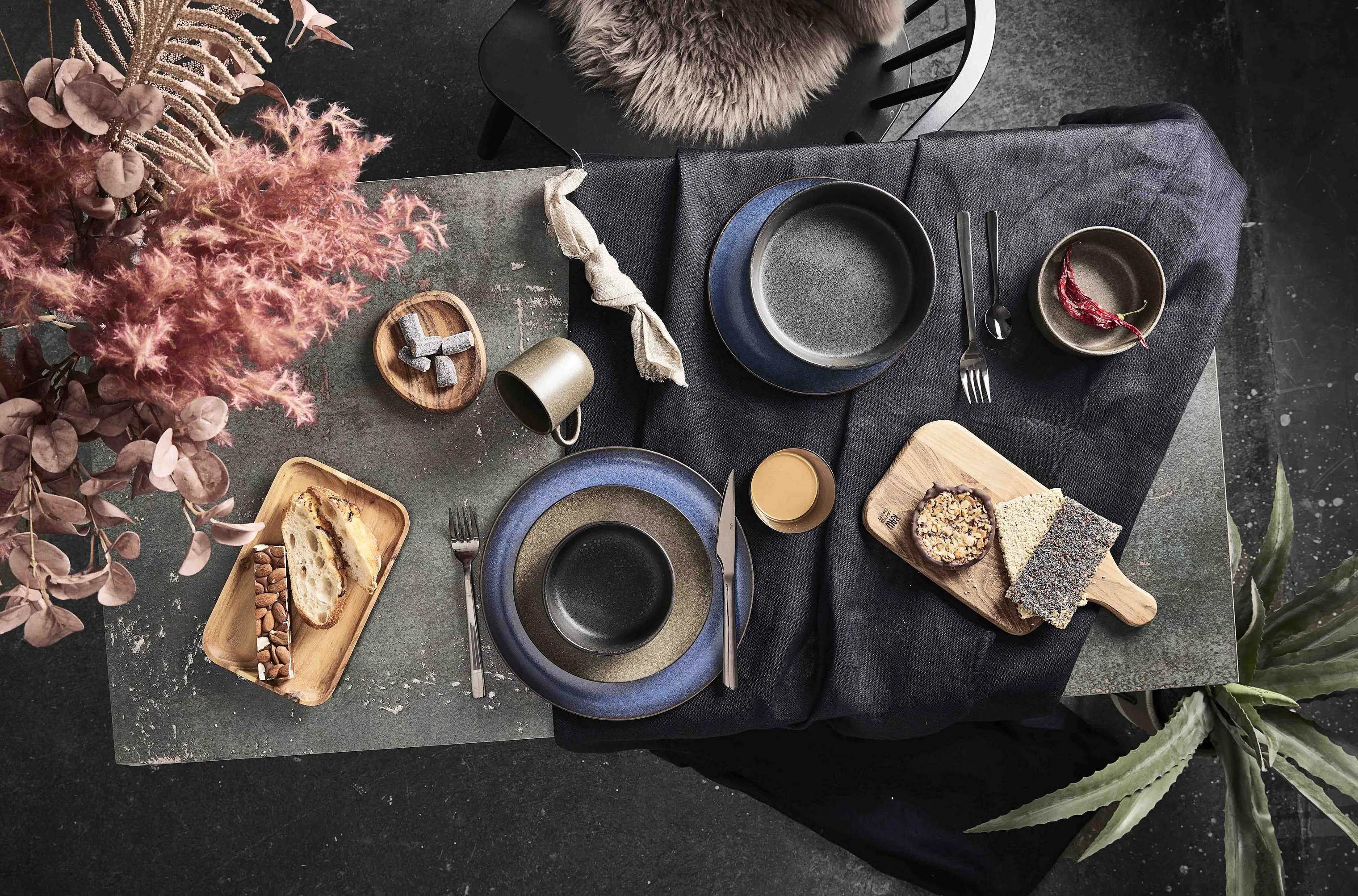 RAW by Aida Kagetallerkener Desserttallerken i Forrest Brown, 4