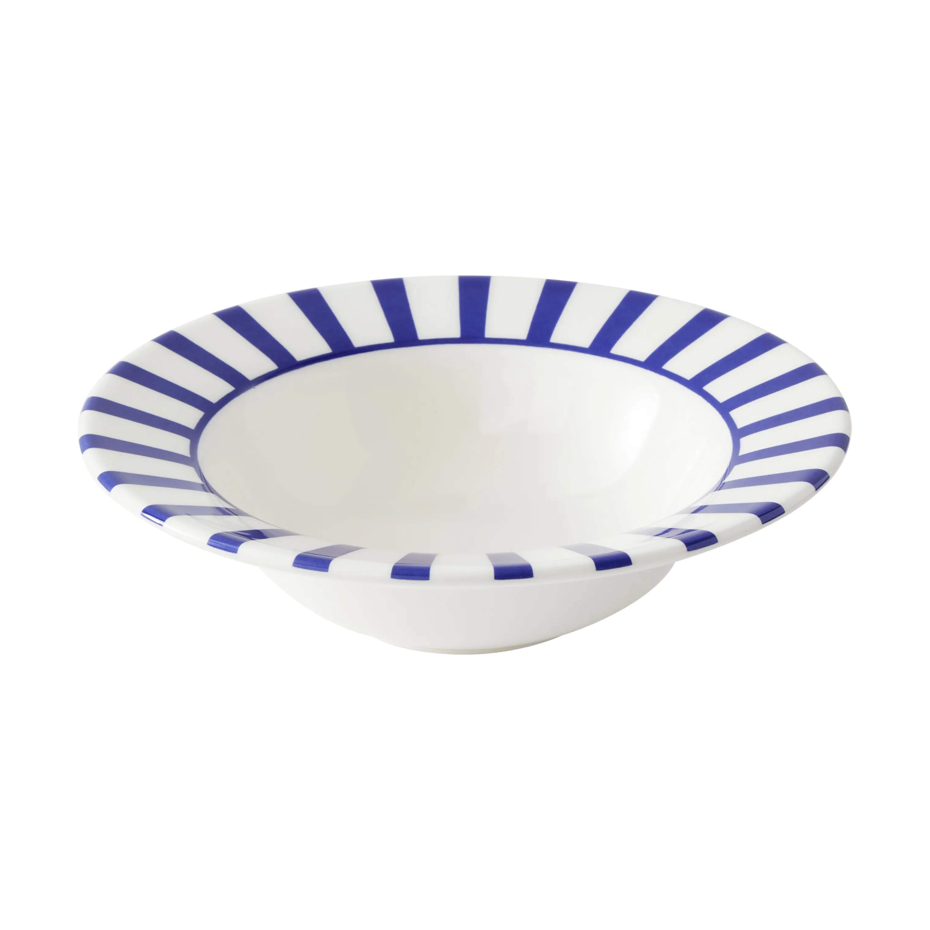 Spode Dybe tallerkener Steccato Skål - 4 stk. i blå/hvid, 1