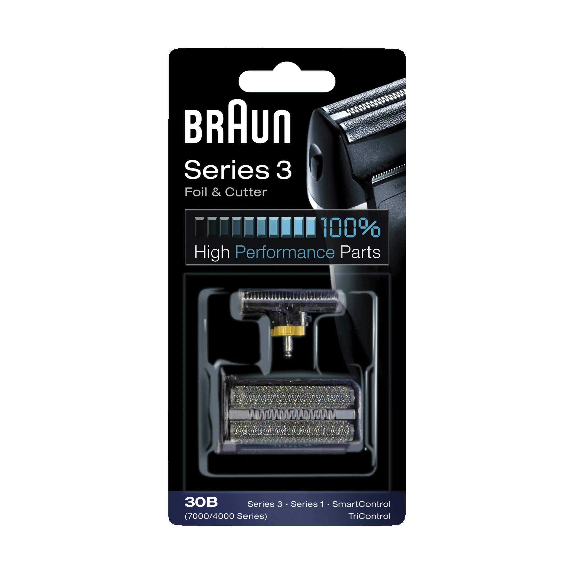 Braun Tilbehør til barbermaskiner 30B Skæreblad og barberhoved i 30B, 1