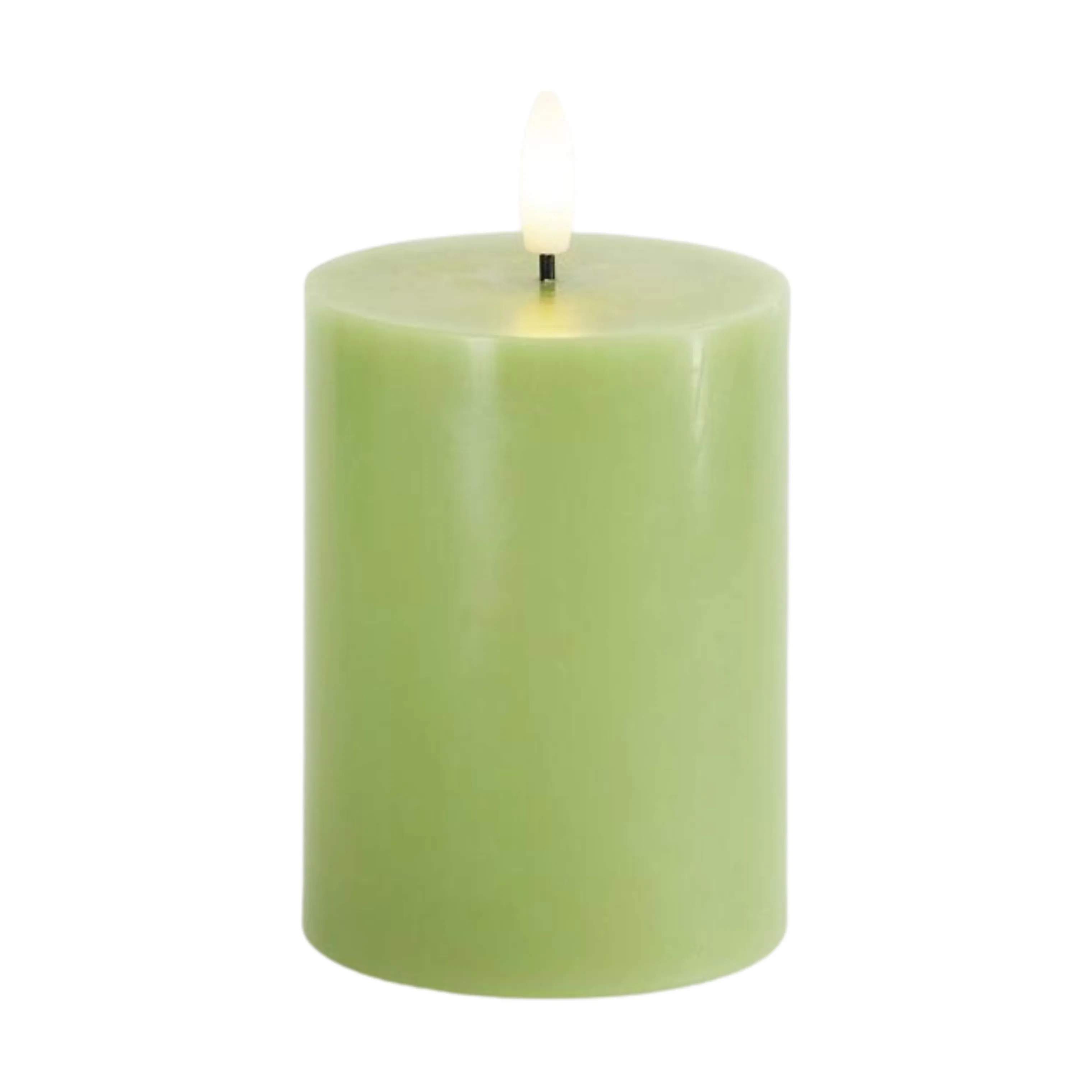 Sirius LED-lys Sille LED Bloklys i Spring Green, H10 x Ø7,5 cm, 1