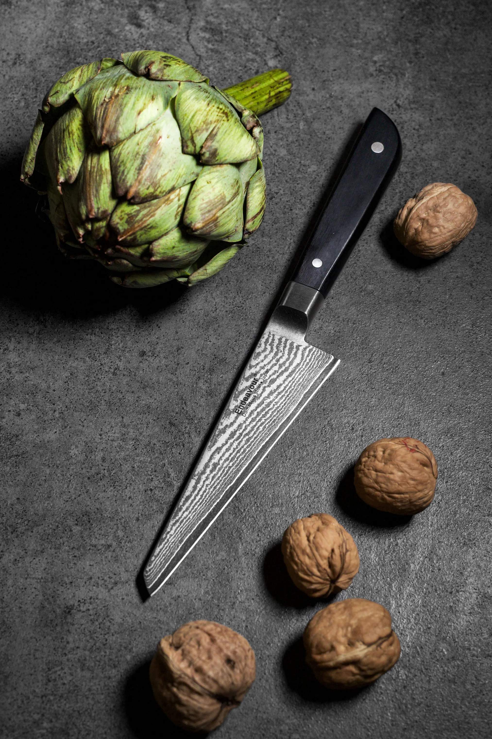 Endeavour Kokkeknive Honesuki Kniv i Sort, 4
