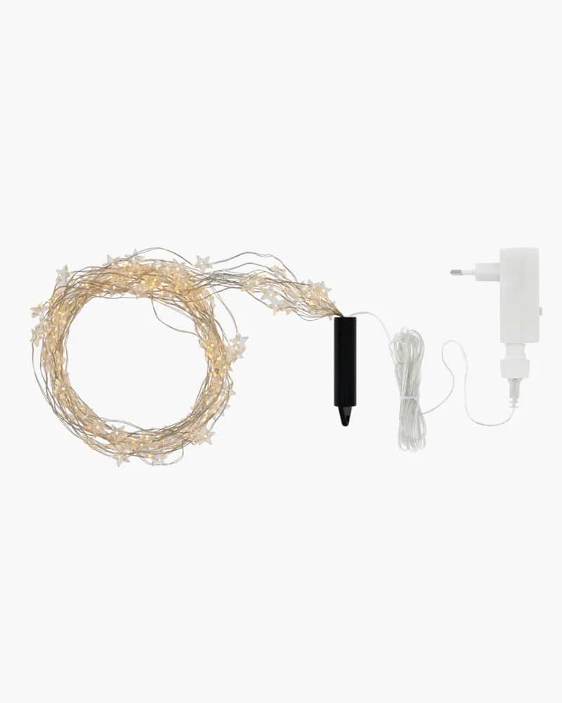 Sirius Lyskæder Trille Lyskæde i Sølv, 1