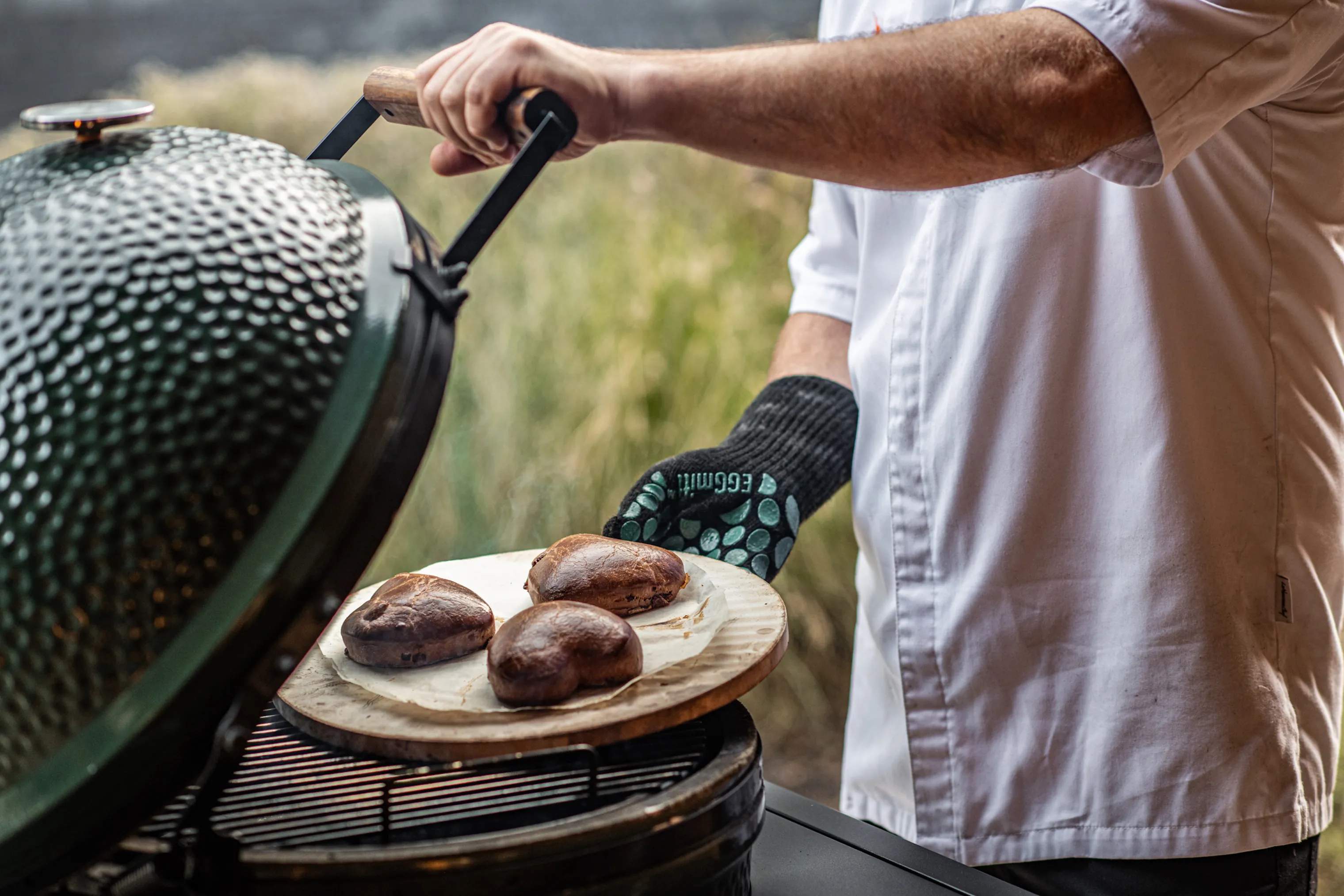 Big Green Egg Øvrigt grilltilbehør Cooking tools Grillhandske i Sort, 2