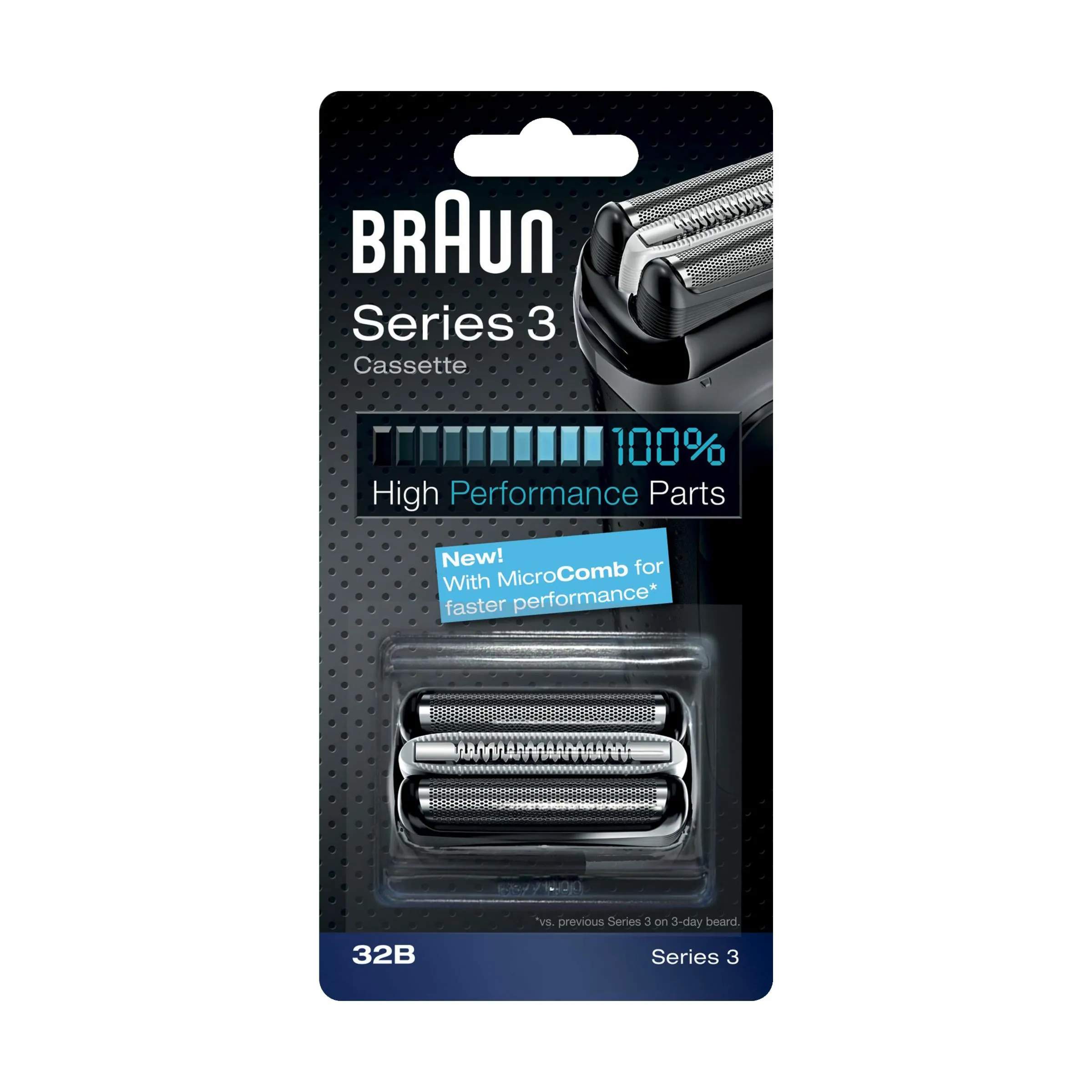 Braun Tilbehør til barbermaskiner Barberhoved i sort, 1