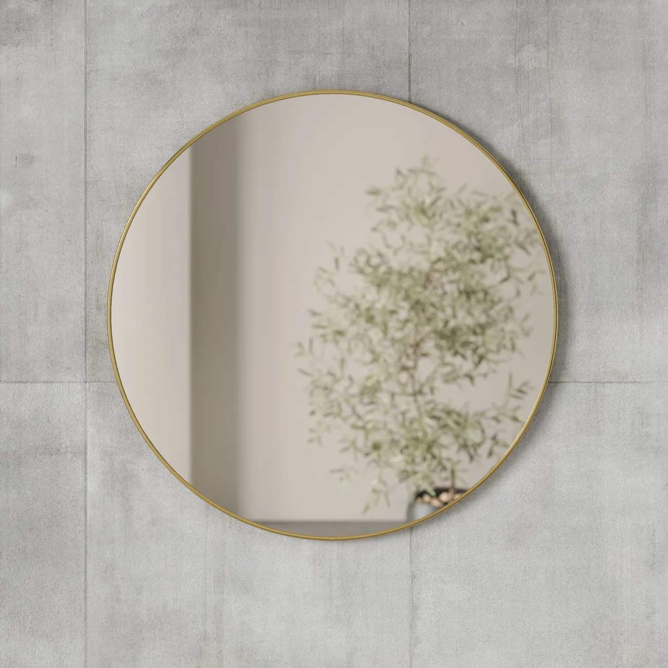 Umbra Spejle Hubba Spejl i Messing, 86 cm, 2