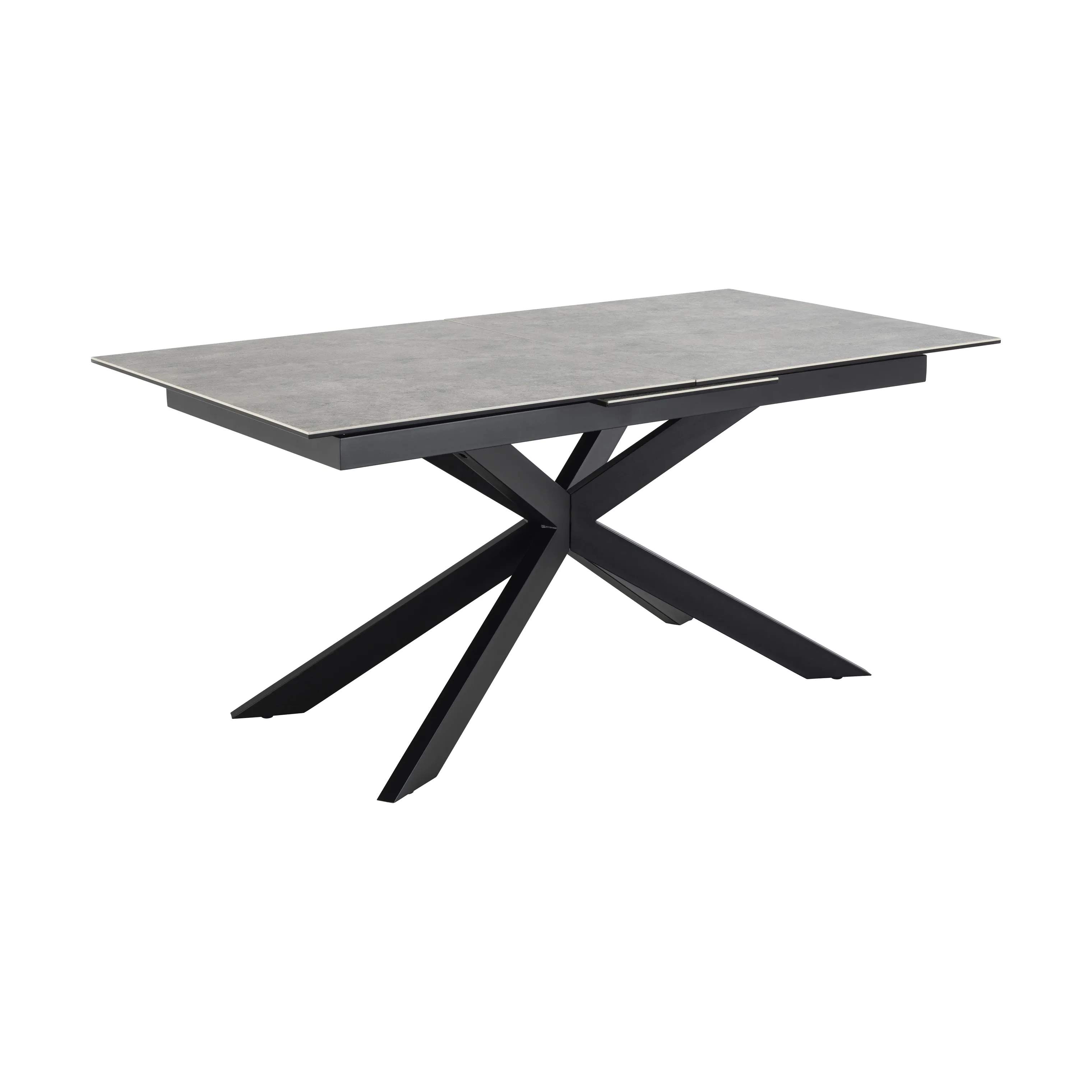 CASA Living Spiseborde Irwine Spisebord i Grå, H76 x B210 x L90 cm, 4