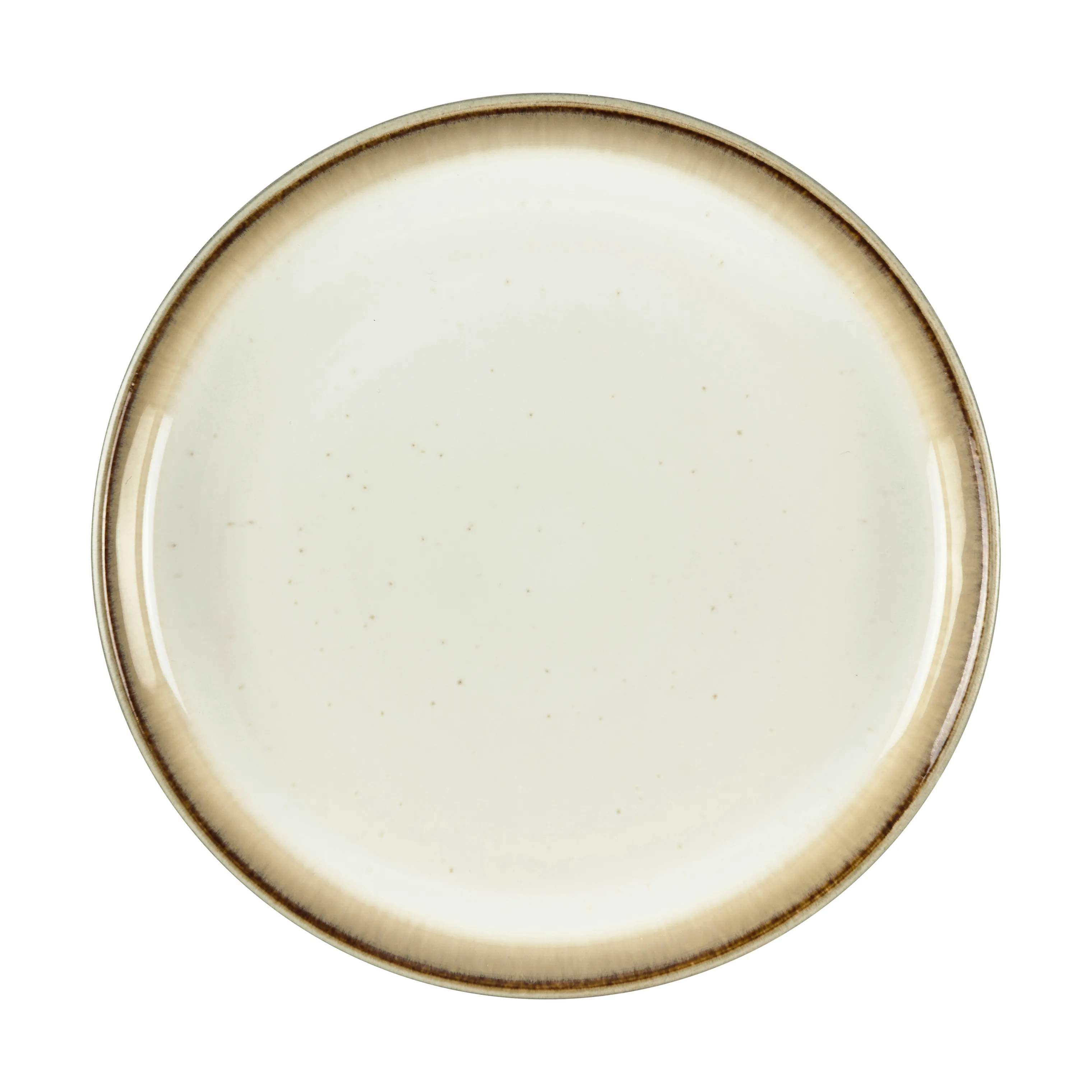 Bitz Frokosttallerkener Gastro Tallerken i Creme/grå, 17 cm, 1
