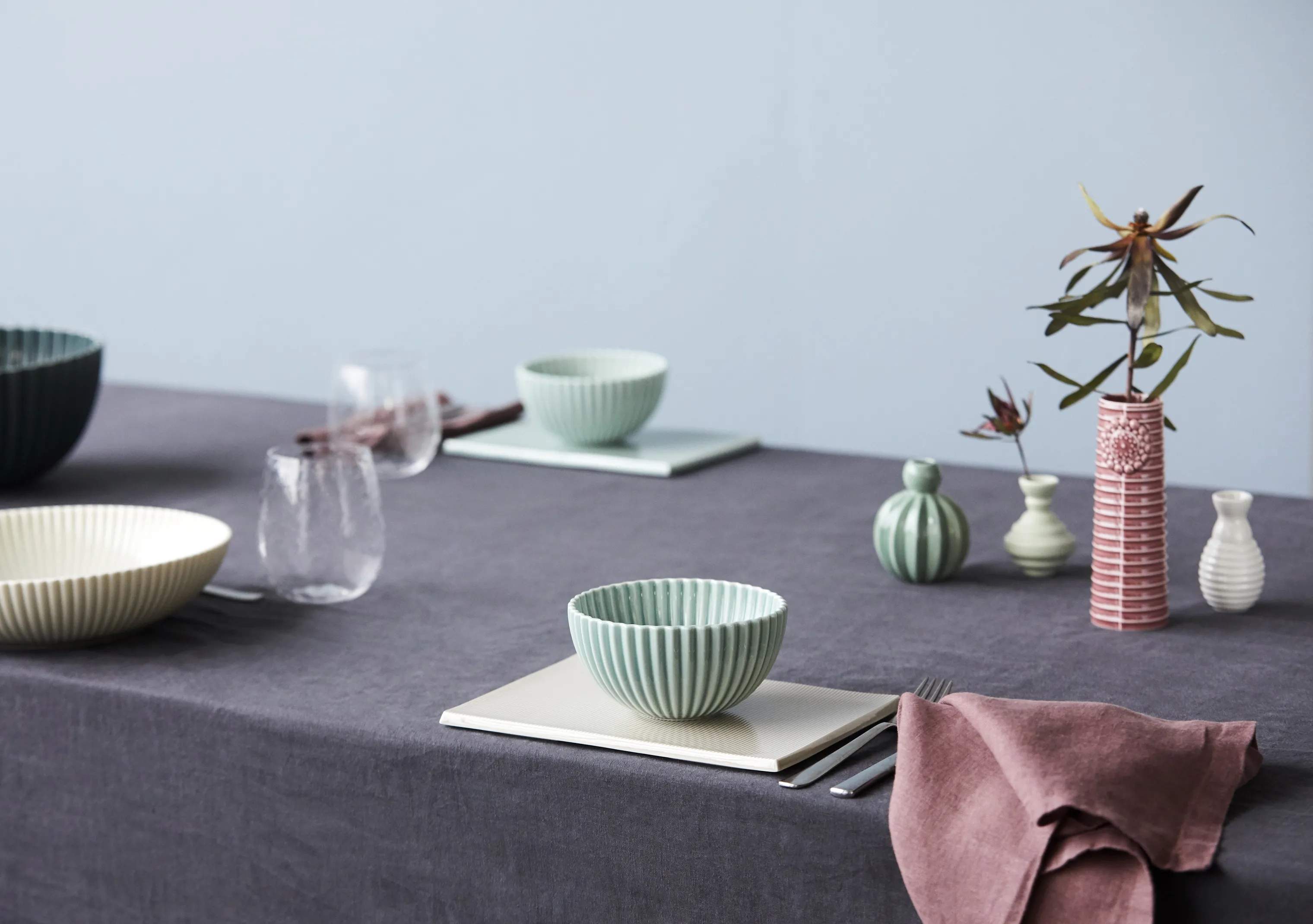 Dottir Vaser Samsurium Minibell Vase - 3 stk. i Grøn, 2