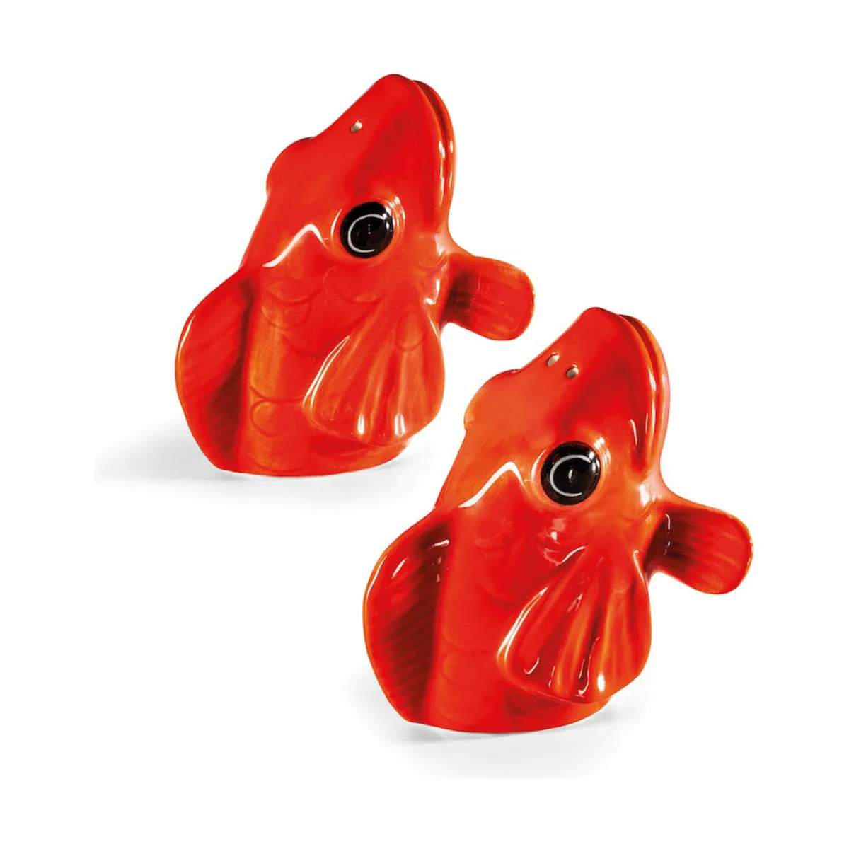 Donkey Strøsæt Fishes for Dishes Salt- og pebersæt i Rød, 1