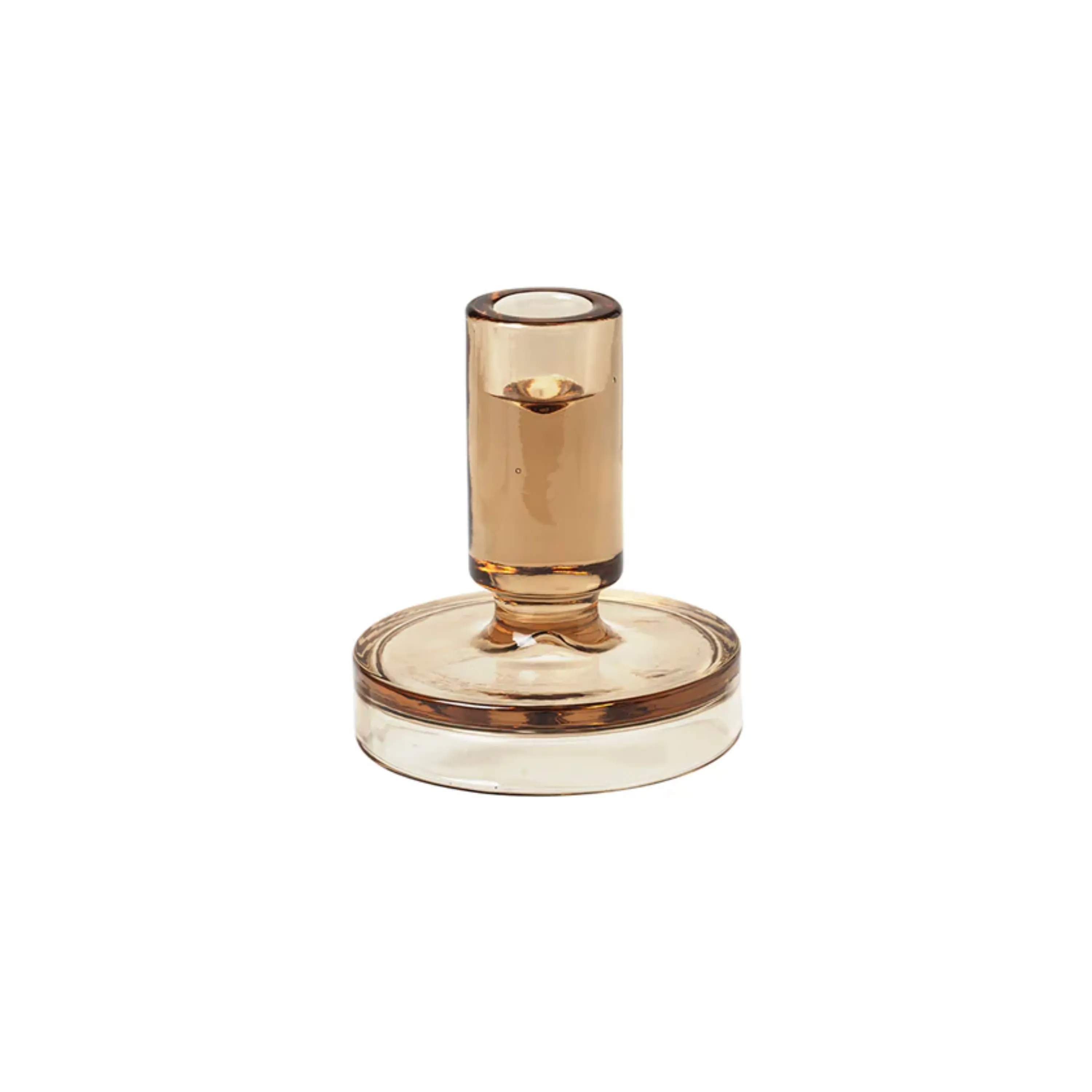 Broste Copenhagen Kronelysestage Petra Lysestage i Brun, 10 cm, 1