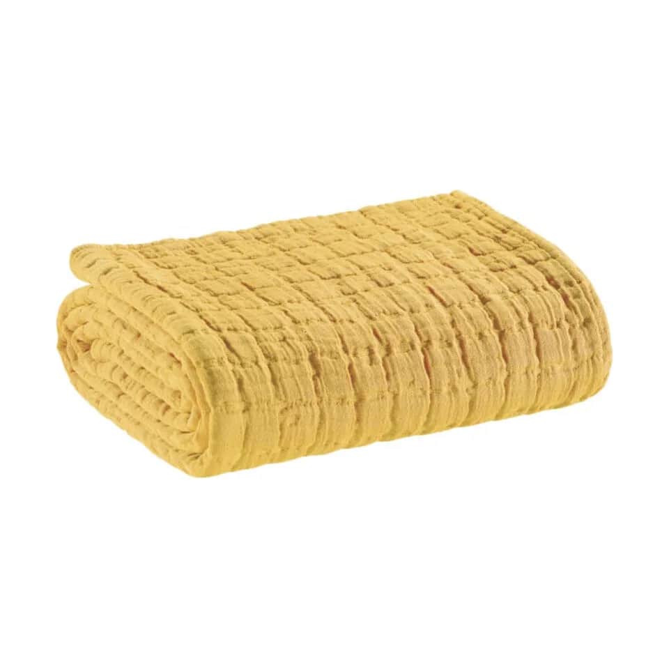 Vivaraise Sengetæpper Swami Sengetæppe i Karry, B180 x L260 cm, 1