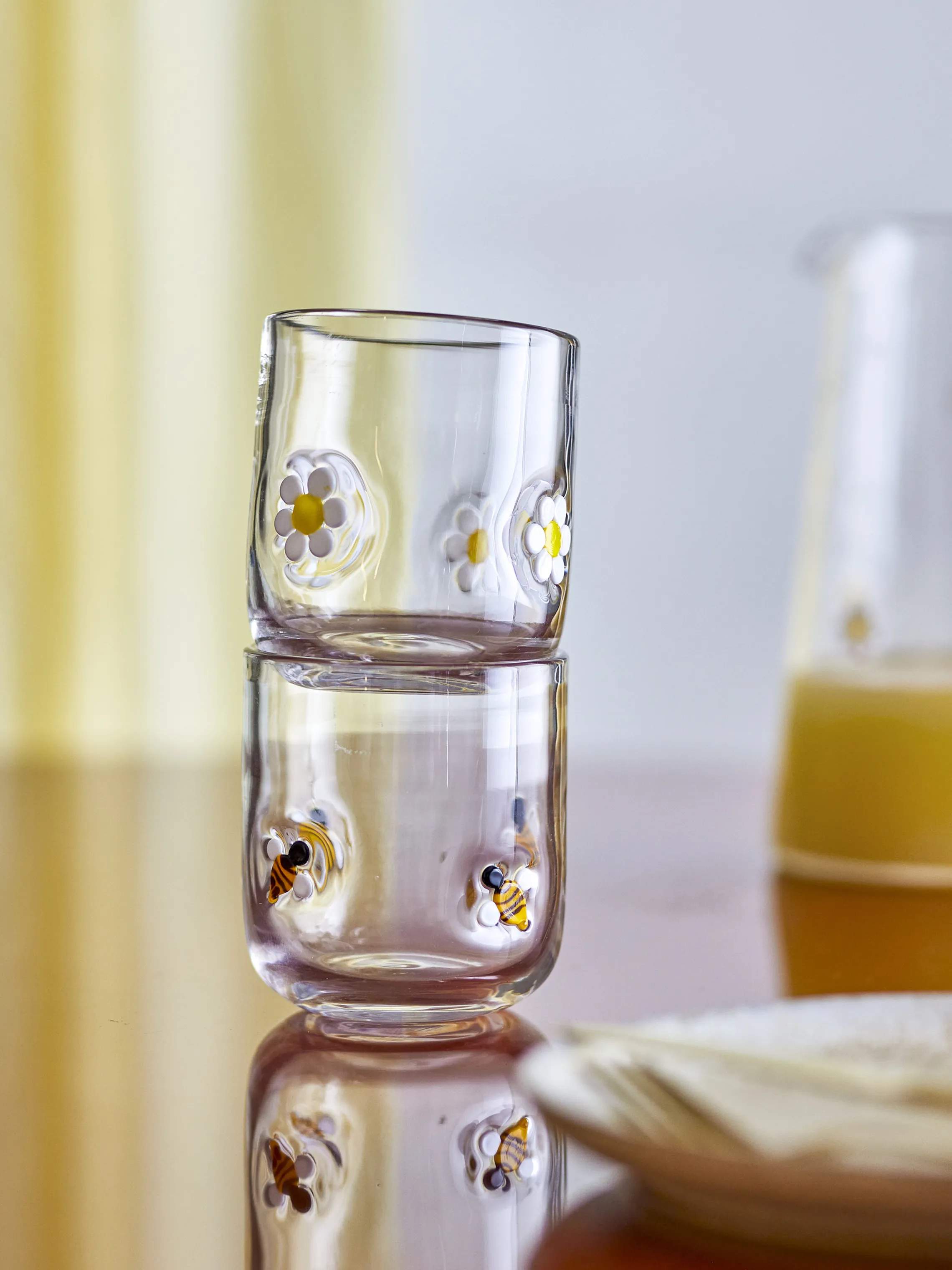 Bloomingville Vandglas Buzz Drikkeglas - 2 stk. i Klar, 4