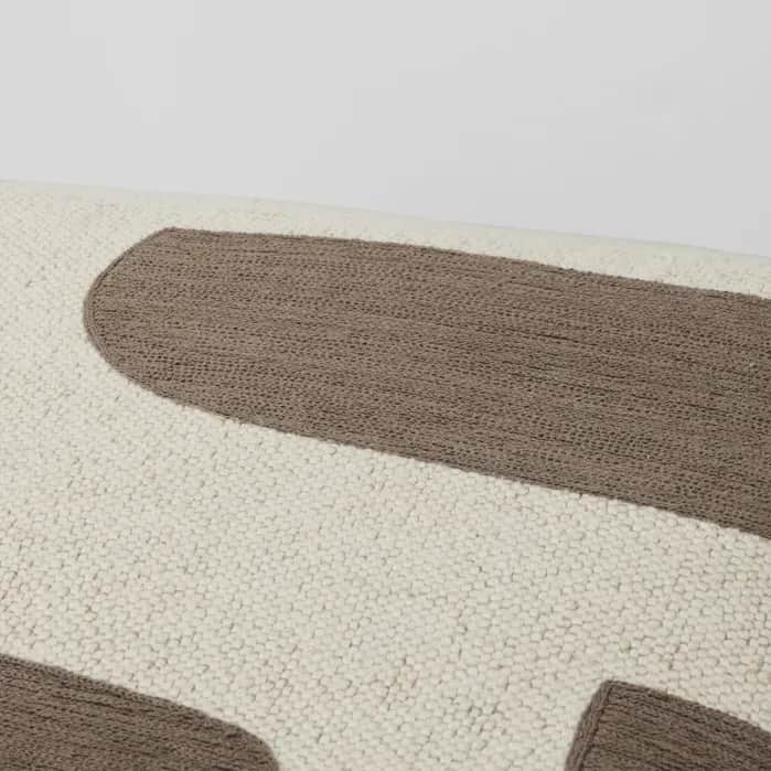 Broste Copenhagen Puffer Mundo Puf i Beige/brun, 2