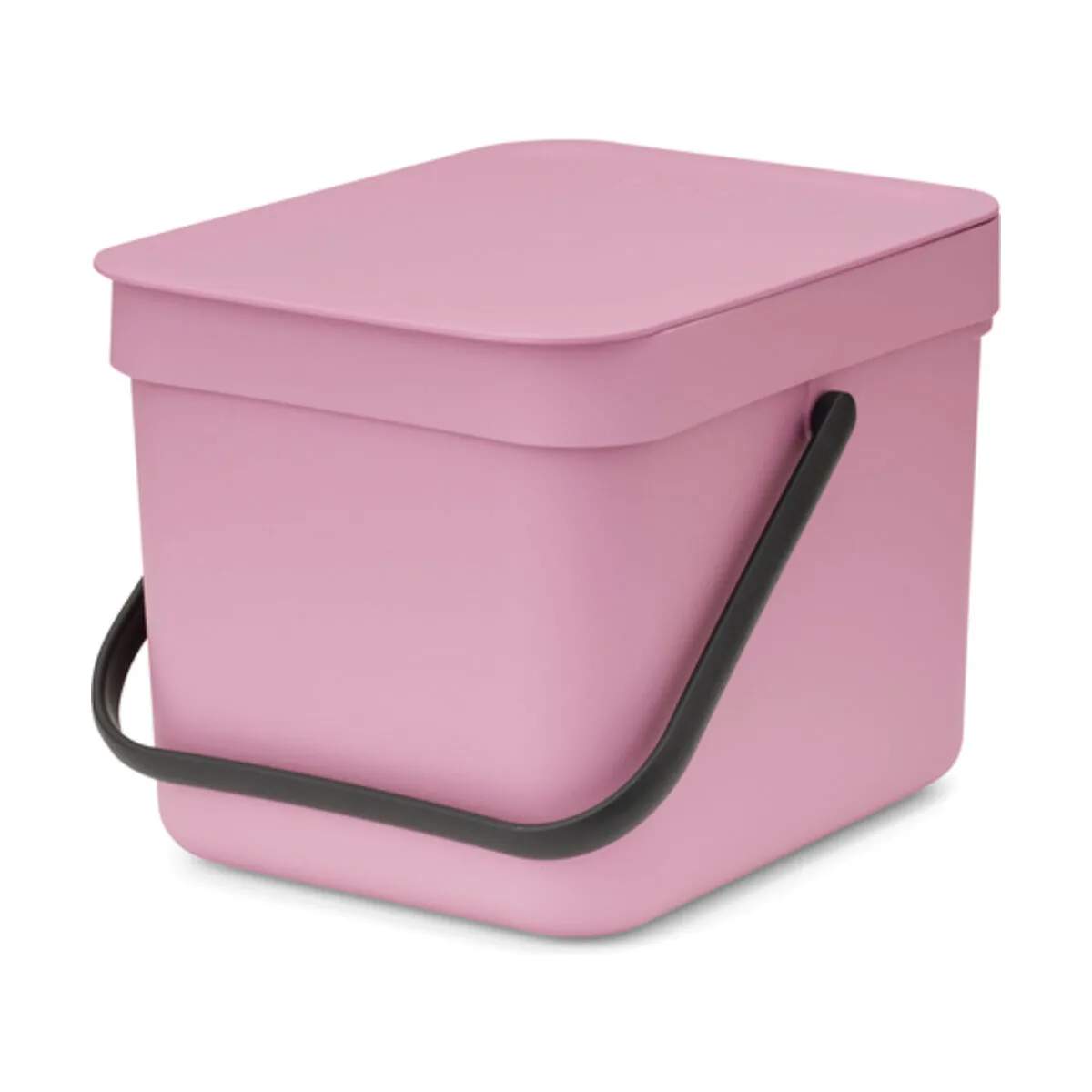 Brabantia Spande uden pedal Sort & Go Affaldsspand i Lilac Pink, 6 L, 1