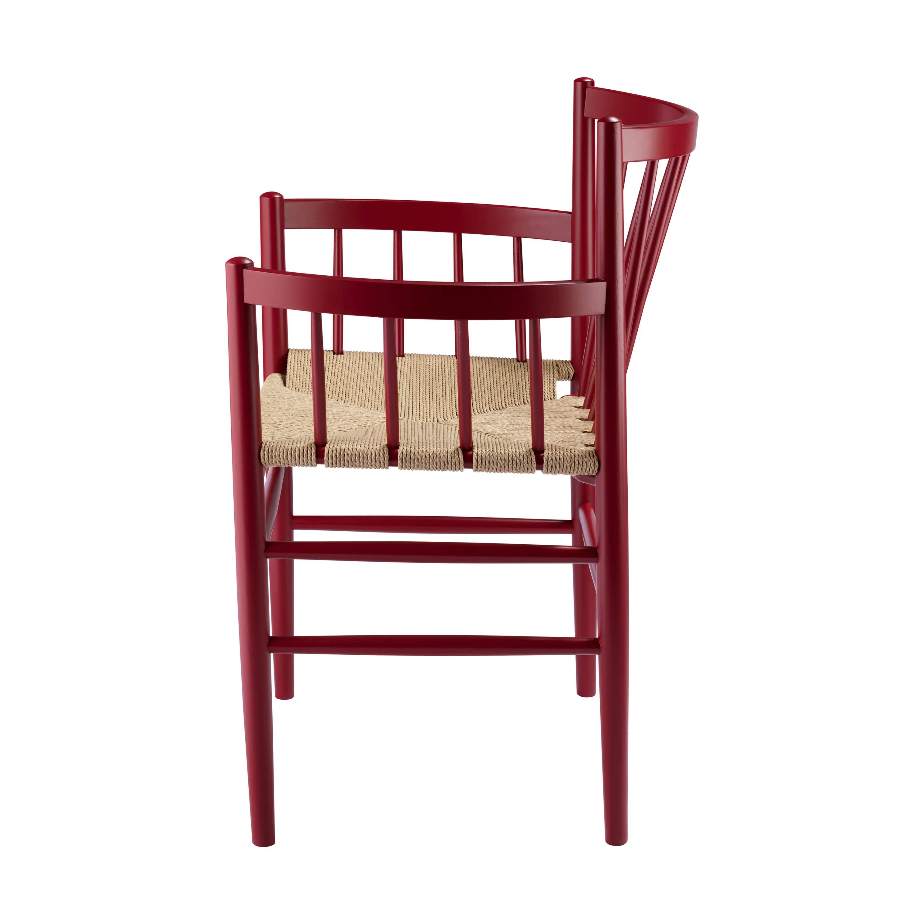 FDB Møbler Spisebordsstole J81 Spisebordsstol i Ruby Red (RAL3003), 4