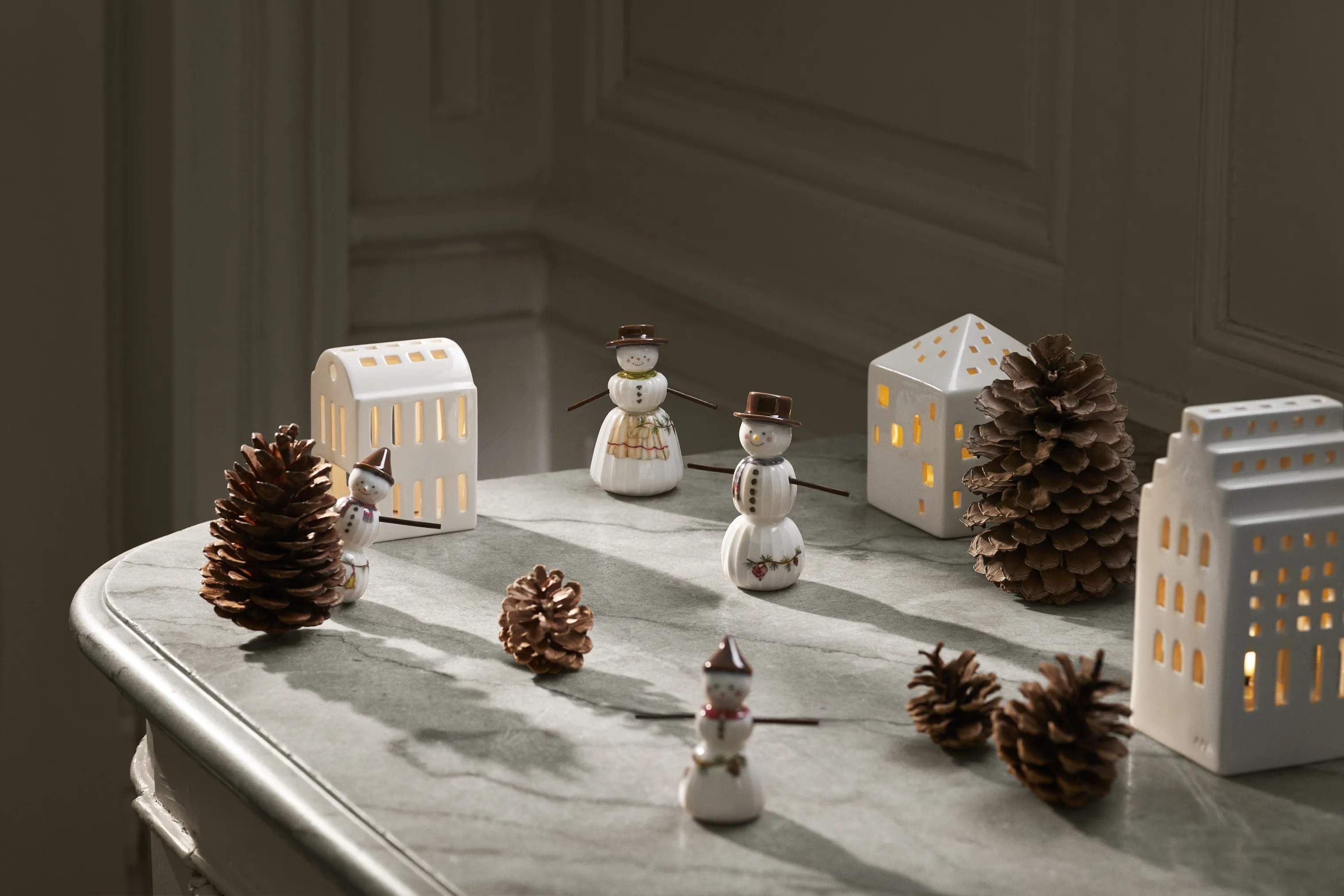 Kähler Julefigurer Hammershøi Jul Snemand i 11,5 cm, 5