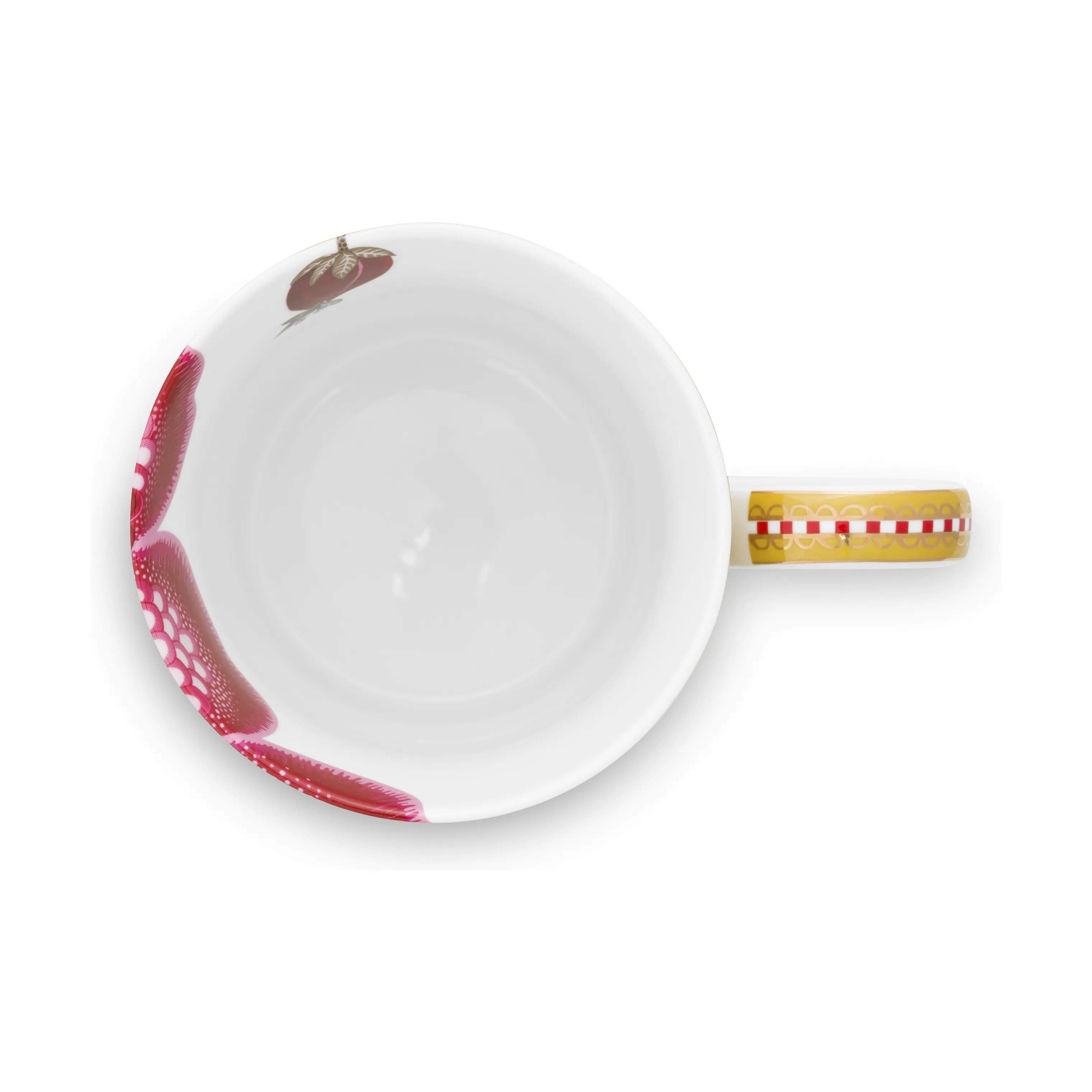 PIP Studio Krus og kopper med hank Early Bird Floral Fantasy Alfabet Krus - F i F, 4