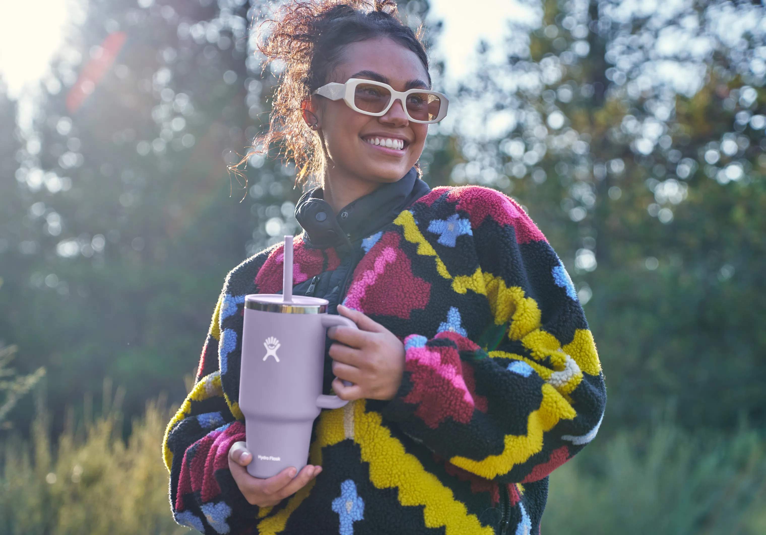 Hydro Flask To go kopper All Around Travel Tumbler i Lyserød, 946 ml, 3